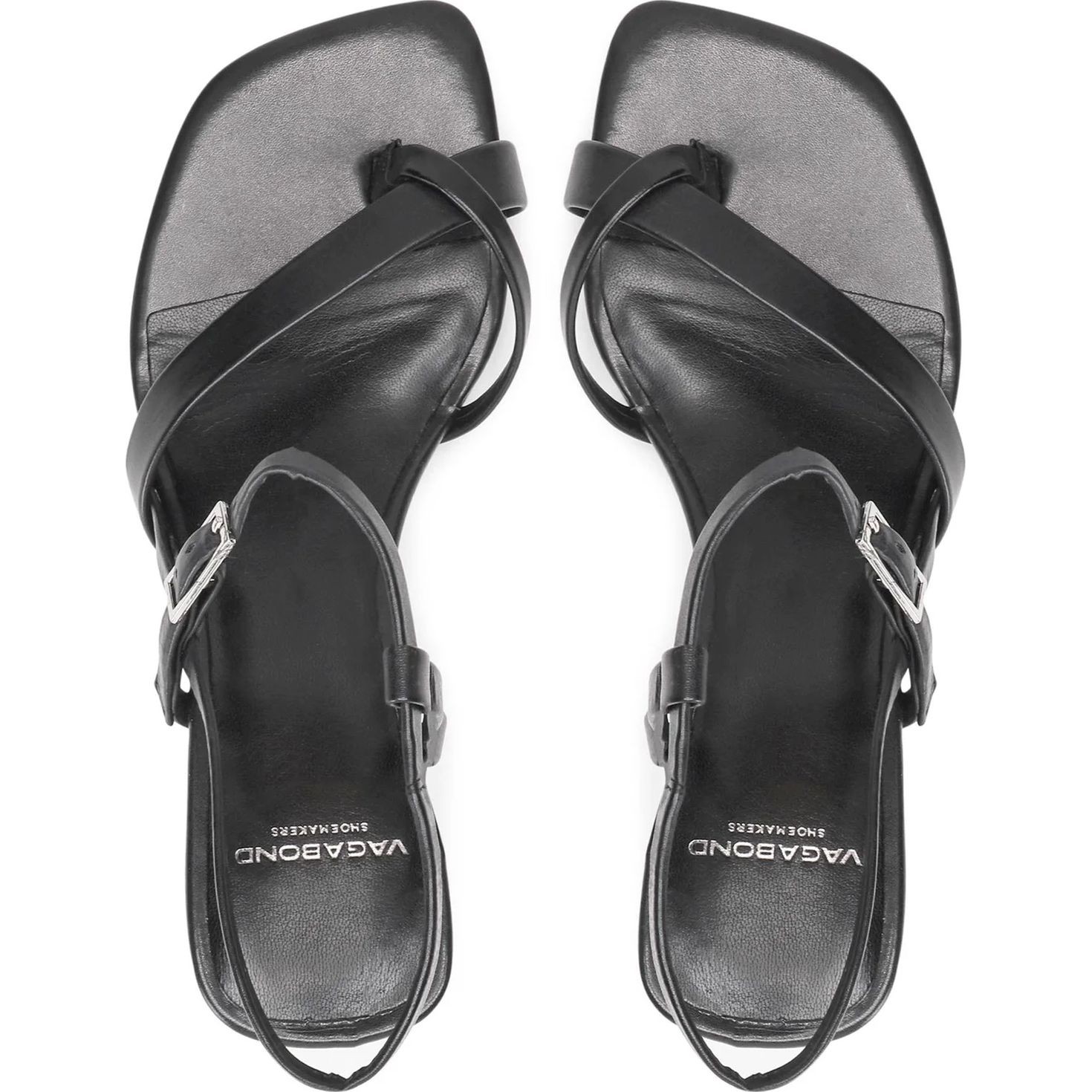 VAGABOND Basutės moterims, Juoda, LUISA SANDALS 5