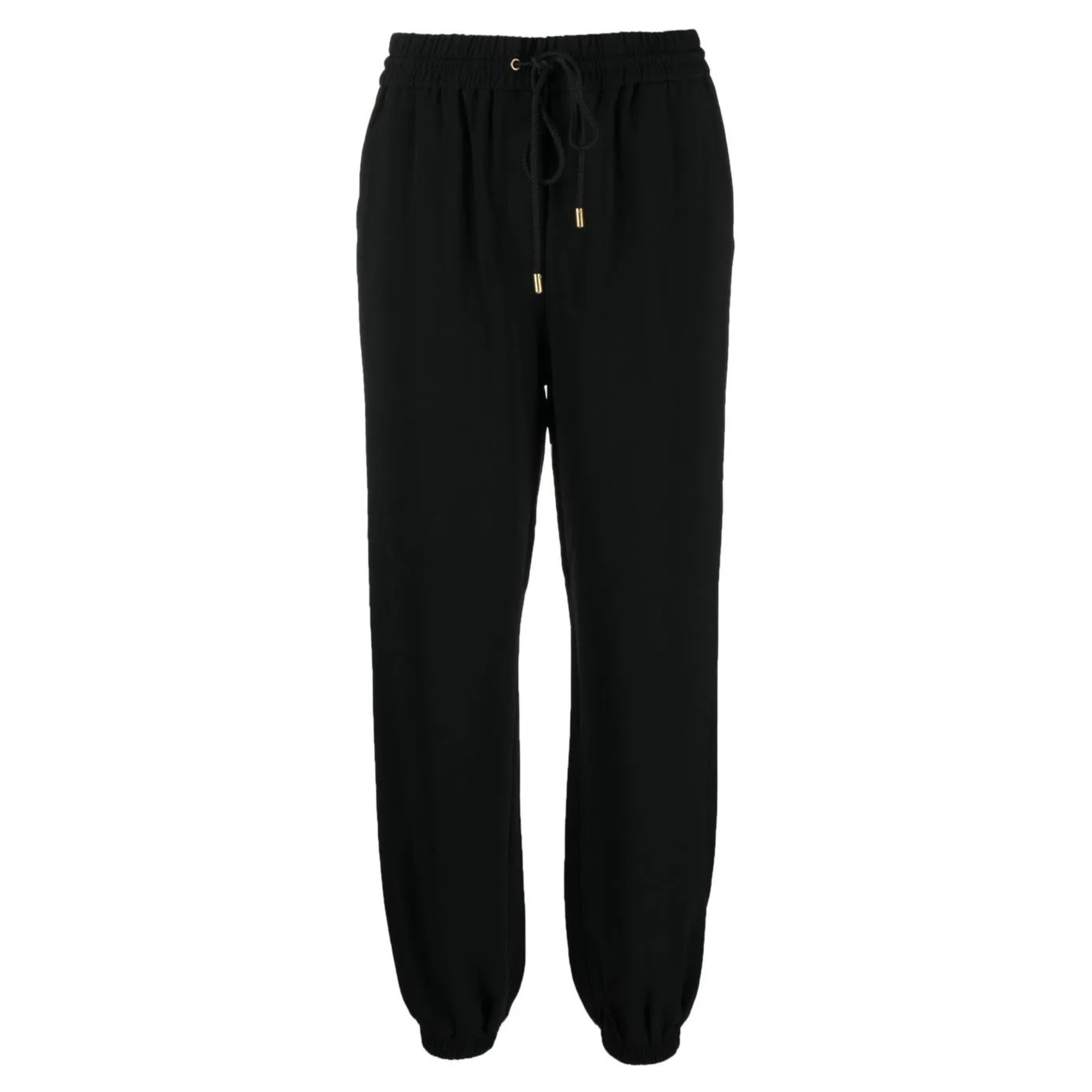 MICHAEL KORS Laisvalaikio kelnės moterims, Juoda, Pull on joggers 1