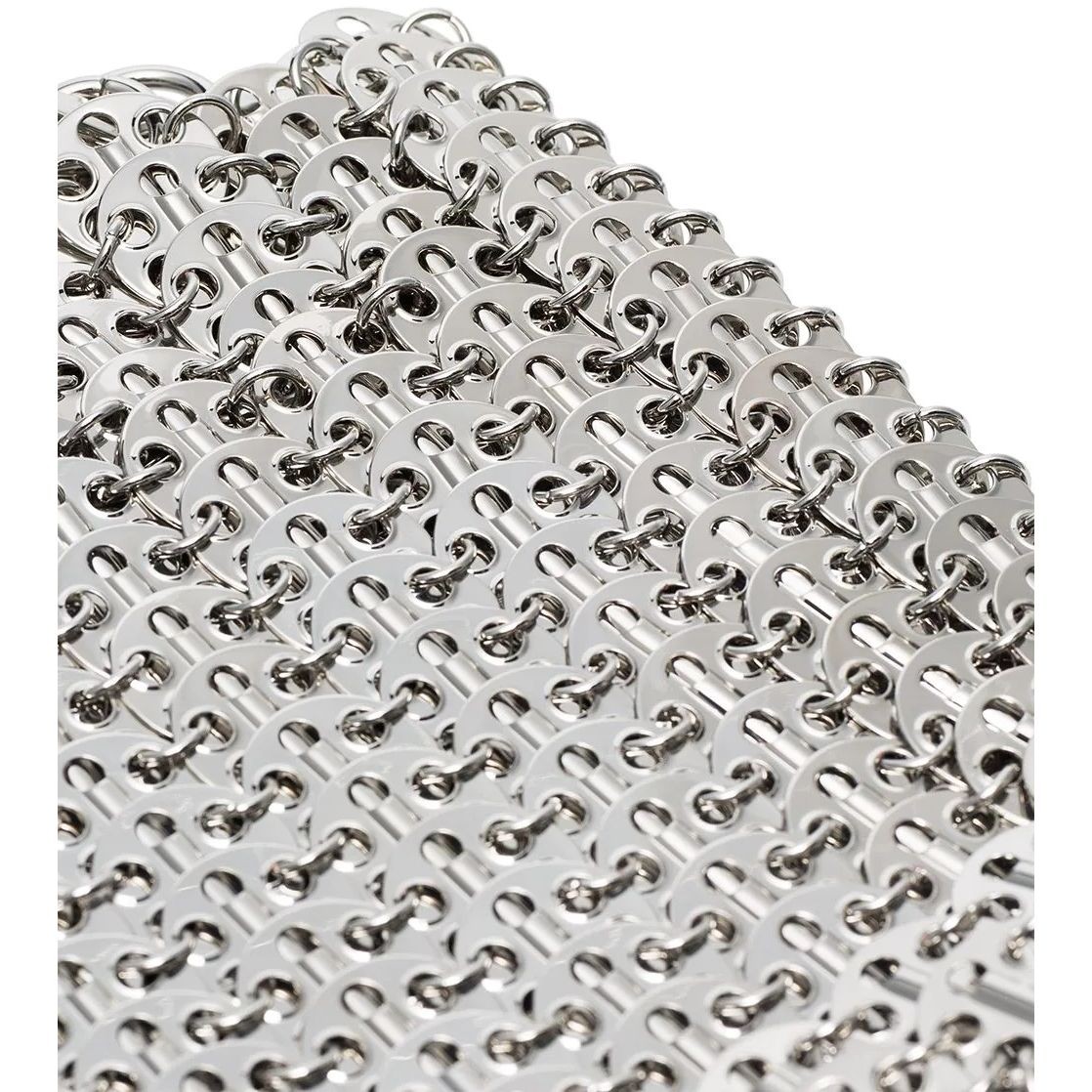 PACO RABANNE Rankinė per petį moterims, Sidabrinė, Shoulder bag 4