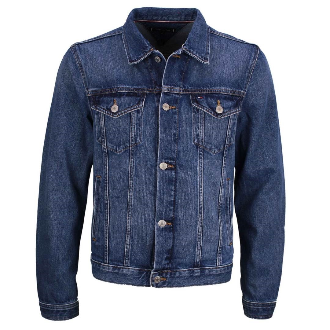 TOMMY HILFIGER Džinsinis švarkas vyrams, Mėlyna, Trucker jkt str sep indigo 1