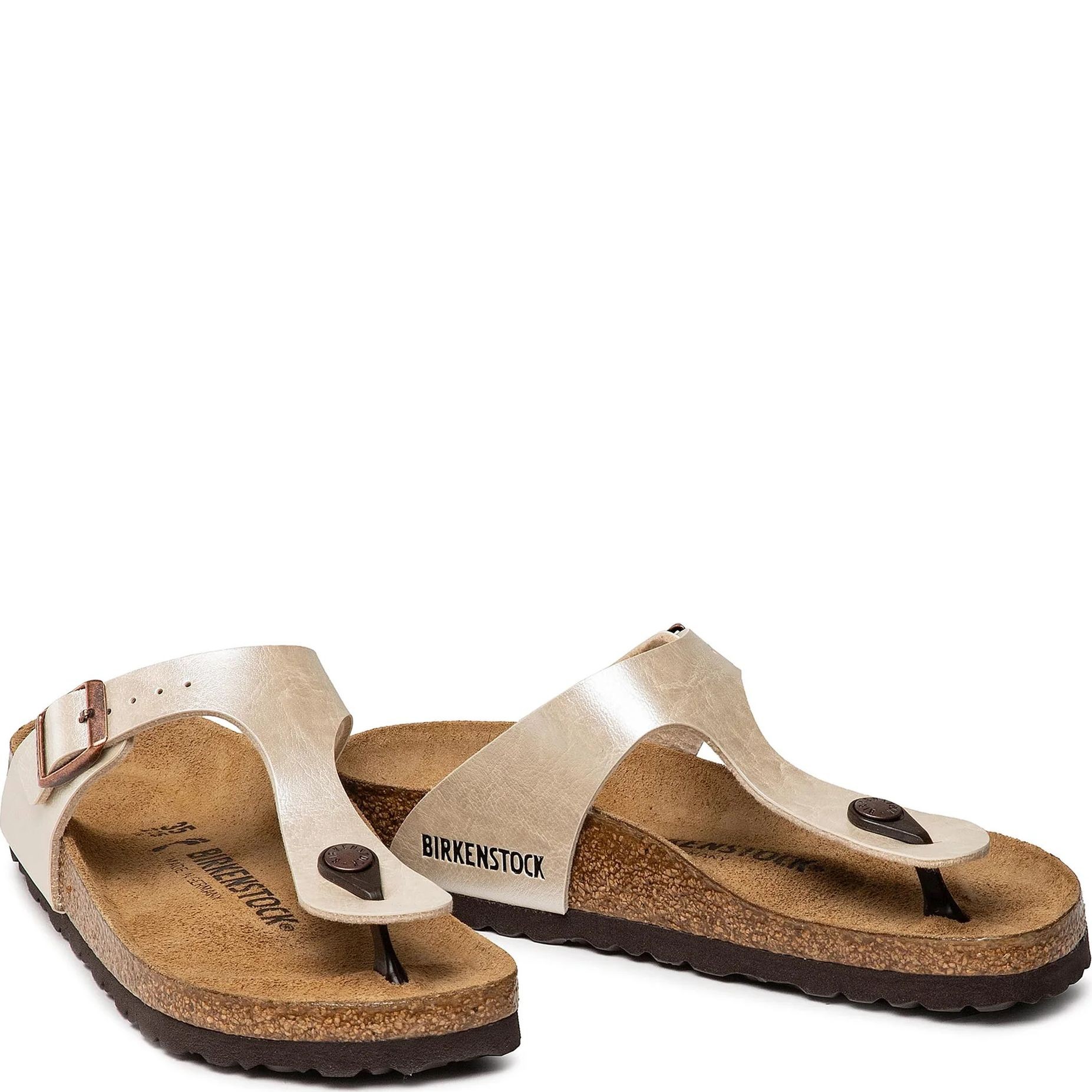 BIRKENSTOCK Šlepetės moterims, Balta, Gizeh BF slippers 3