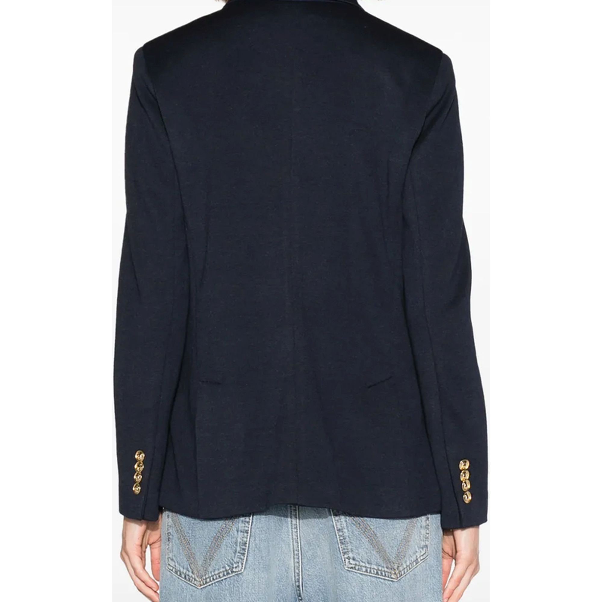 POLO RALPH LAUREN Švarkas moterims, Mėlyna, Knit blazer 3