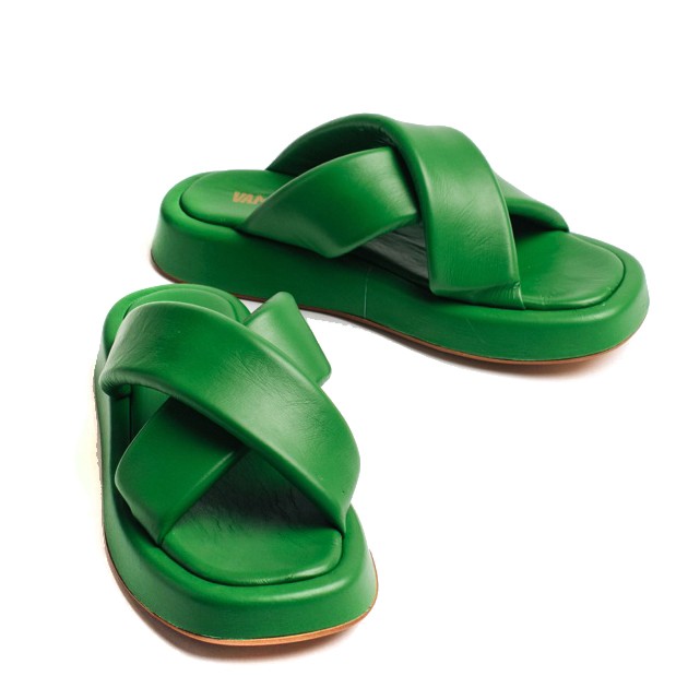 VAMSKO Šlepetės moterims, Žalia, Pillow slippers 3