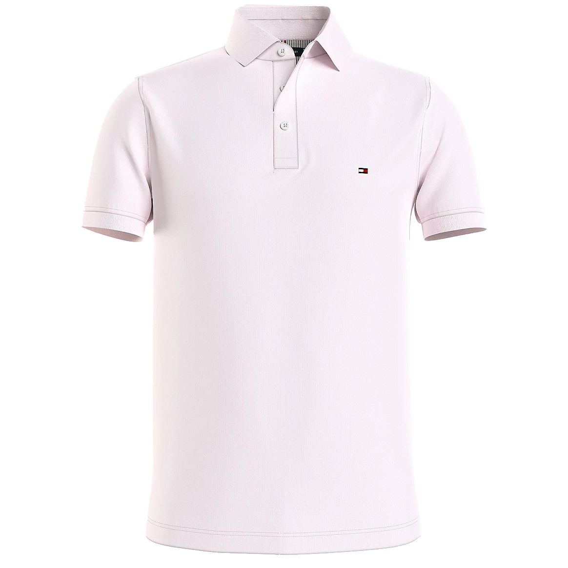 TOMMY HILFIGER Polo marškiniai trumpos rank. vyrams, Rožinė, 1985 slim polo 1