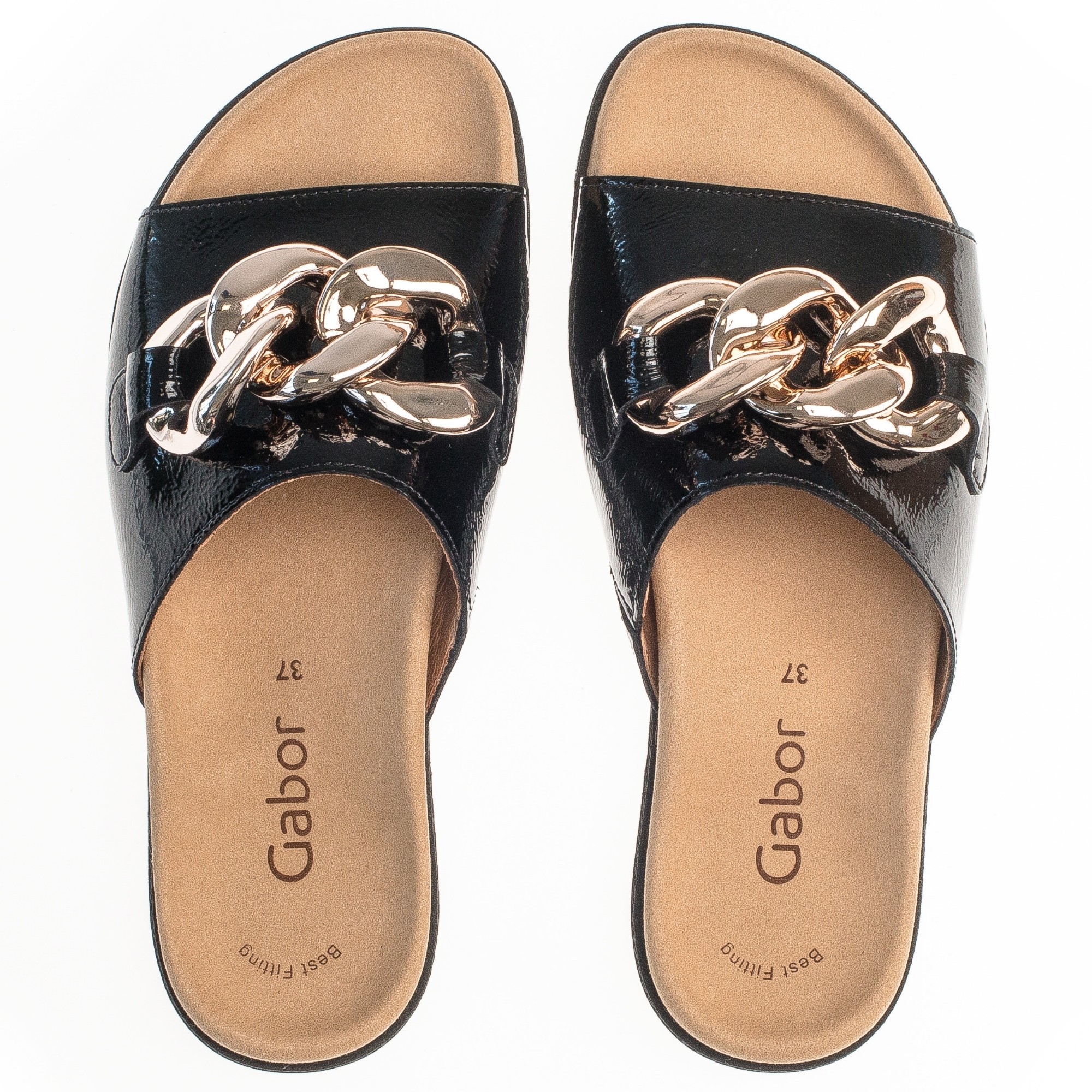 GABOR Šlepetės moterims, Juoda, SLIPPERS 3