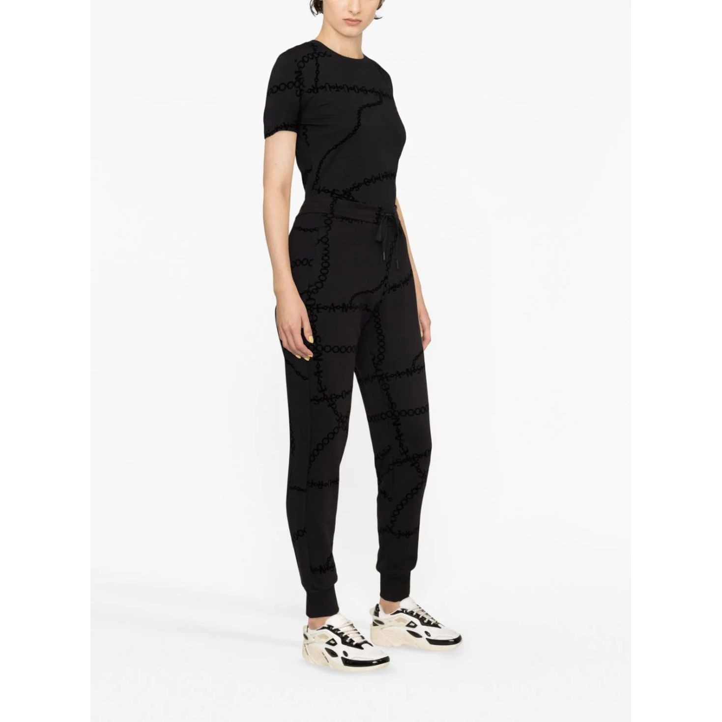 VERSACE JEANS CUTURE Laisvalaikio kelnės moterims, Juoda, Trousers heavy 3