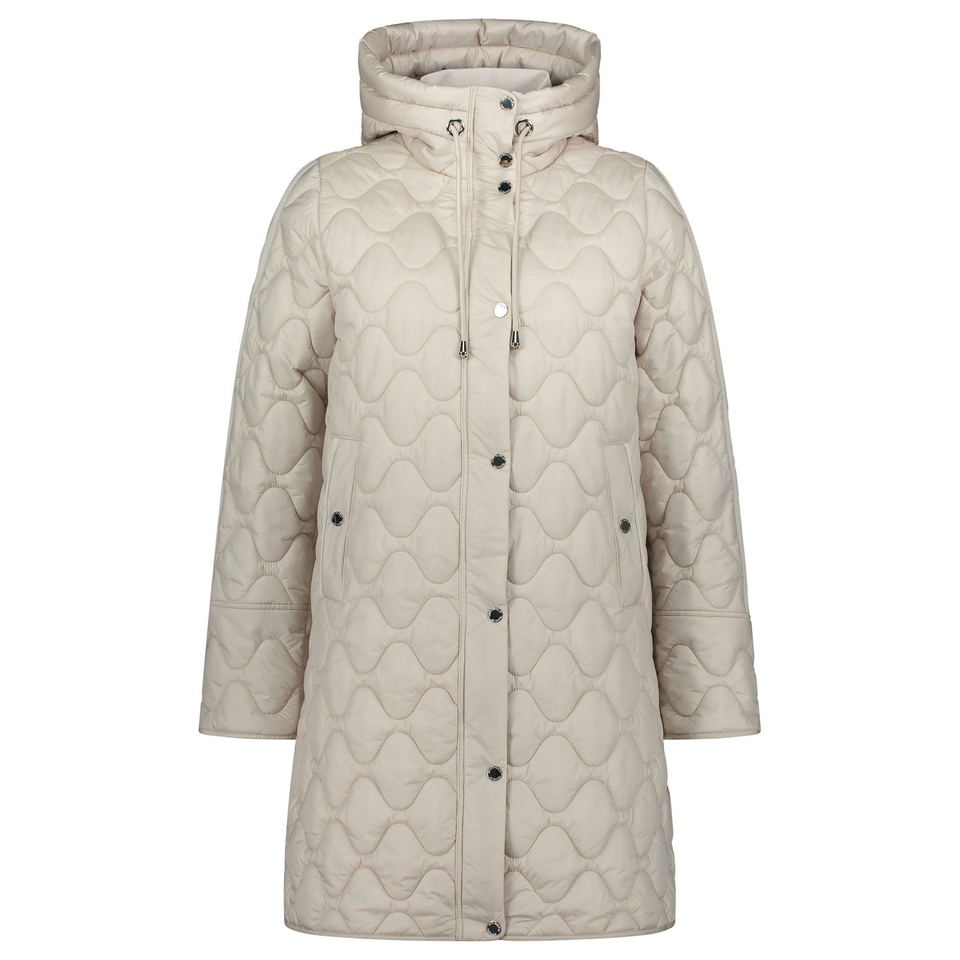 BETTY BARCLAY Striukė moterims, Pilka, Quilted Jacket 1