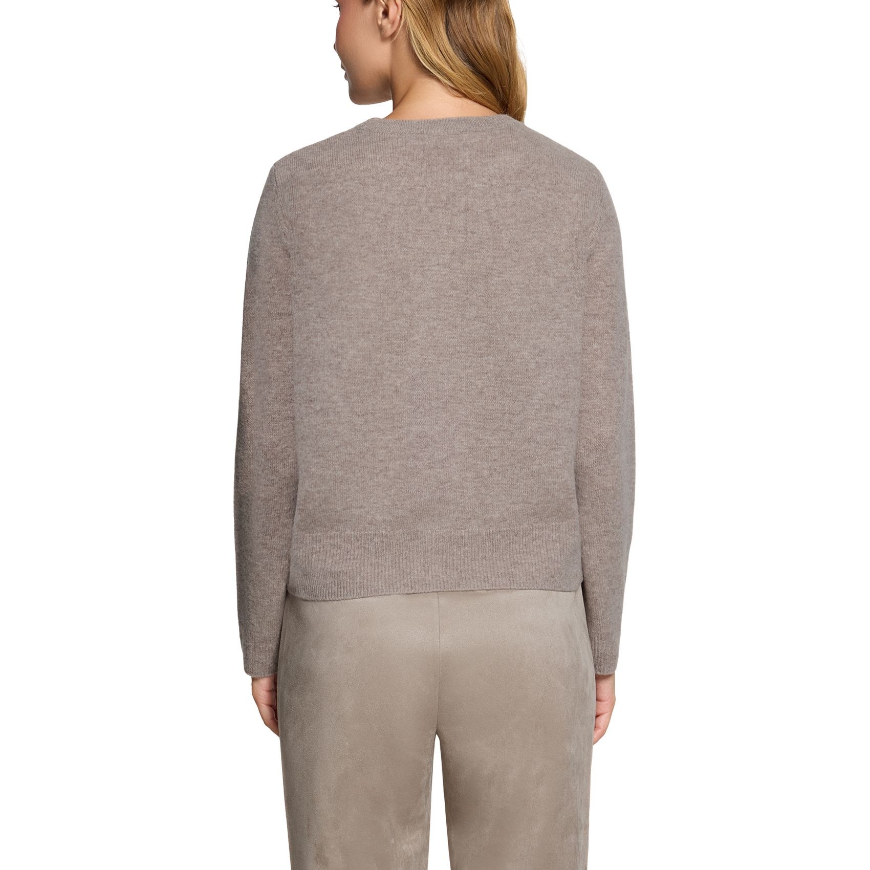 BETTY & CO Megzta palaidinė moterims, Smėlio, Short-sleeved knit sweater 7
