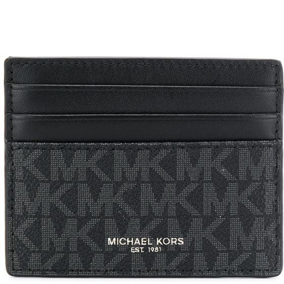 MICHAEL KORS Piniginė vyrams, Juoda, Tall card case 1