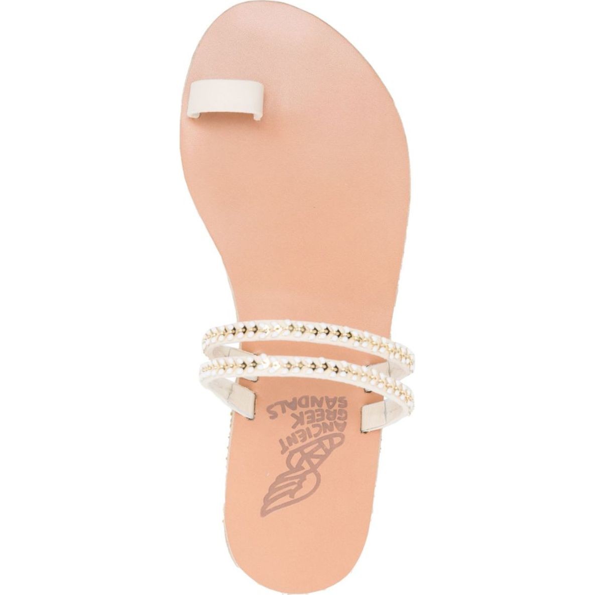 ANCIENT GREEK SANDAL Basutės moterims, Balta, Skalida sandals sandals 4