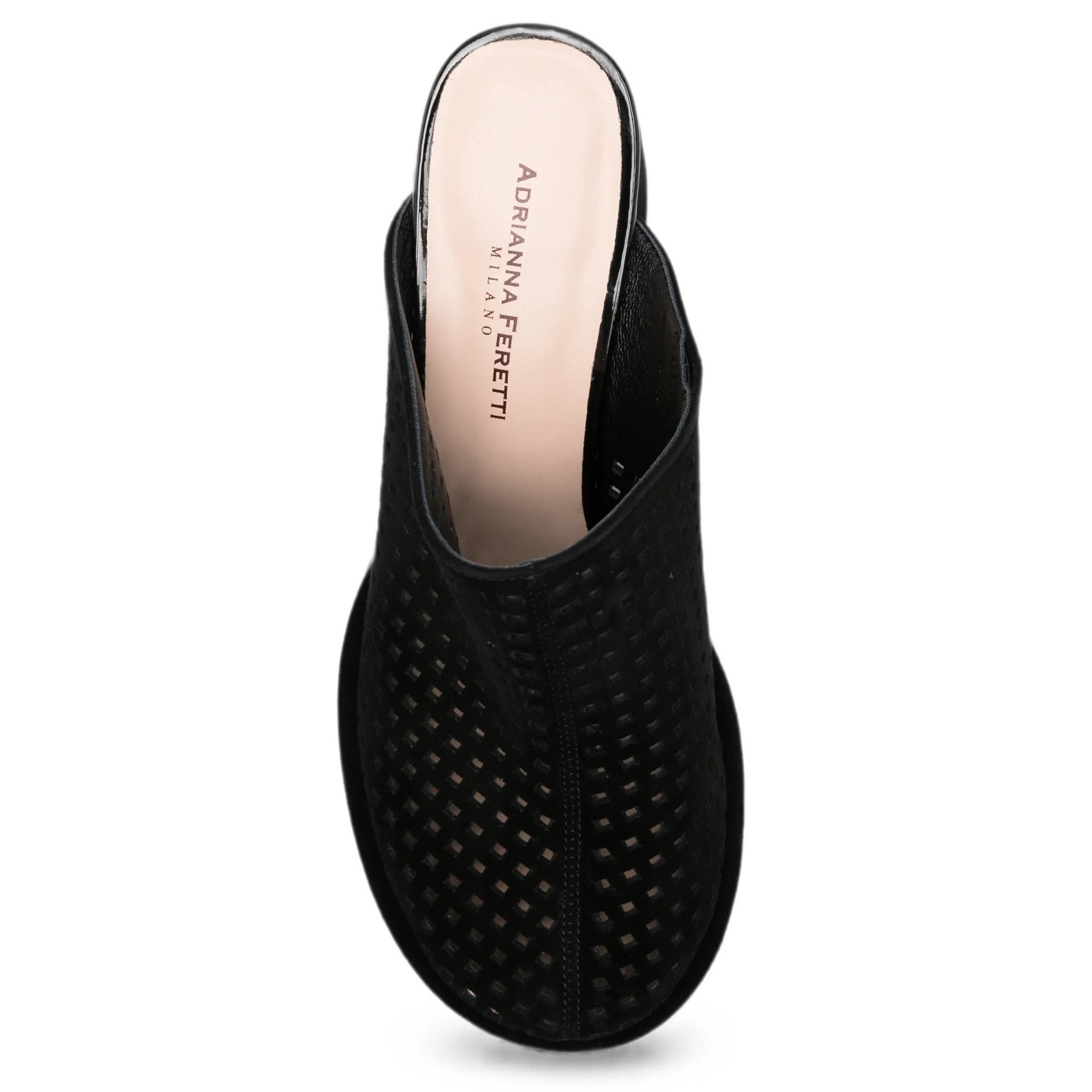 ADRIANNA FERETTI Klumpės moterims, Juoda, Slippers 4