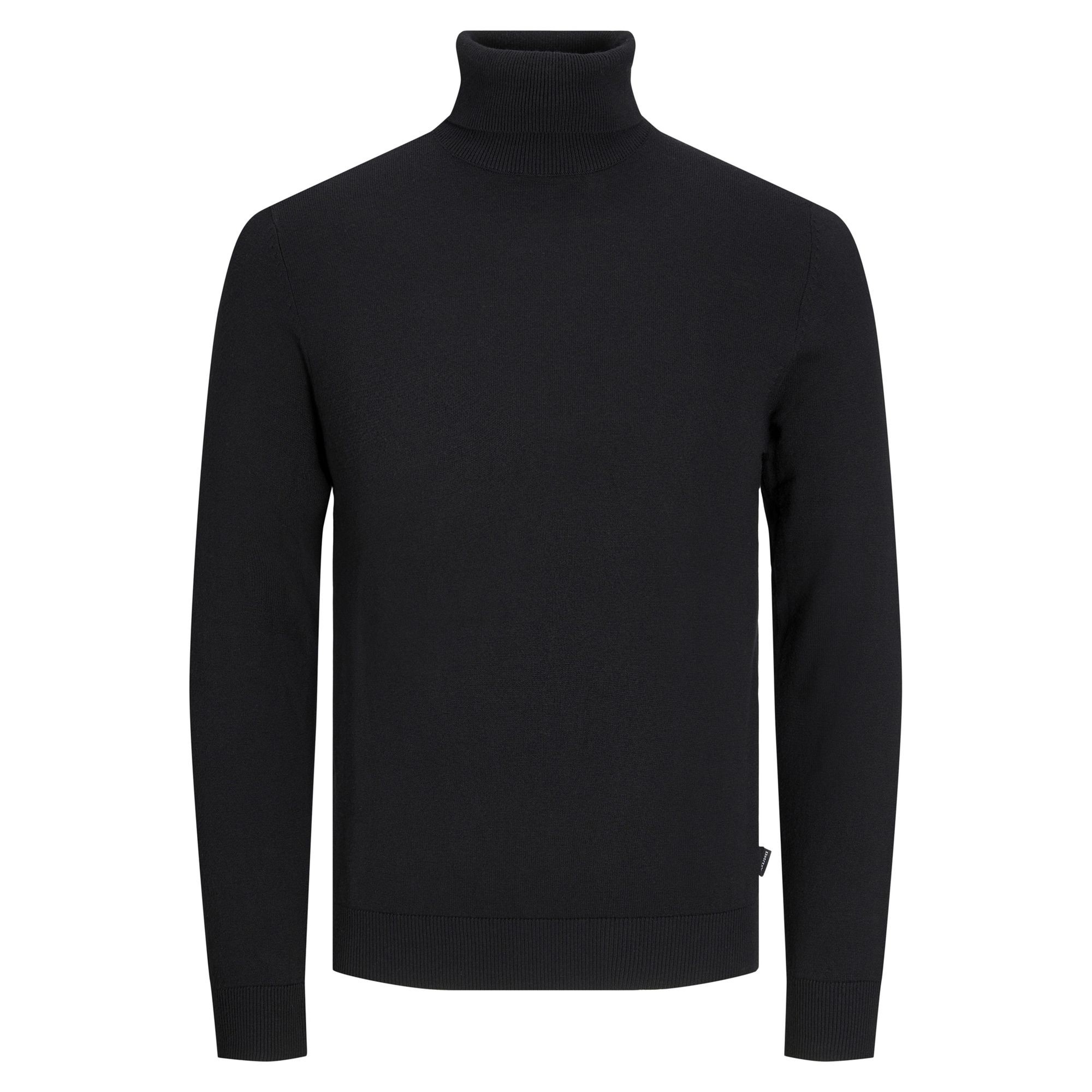 JACK & JONES Megztinis vyrams, Juoda, JJEEMIL KNIT ROLL NE 1