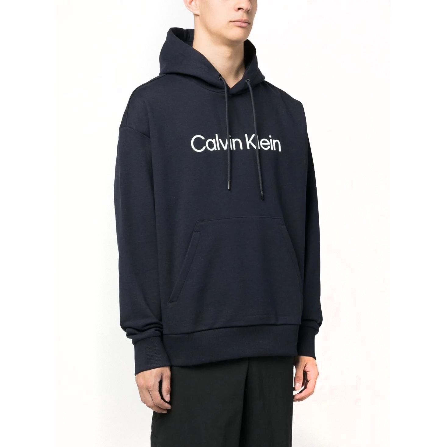 CALVIN KLEIN Džemperis vyrams, Mėlyna, Hero logo comfort hoodie 2