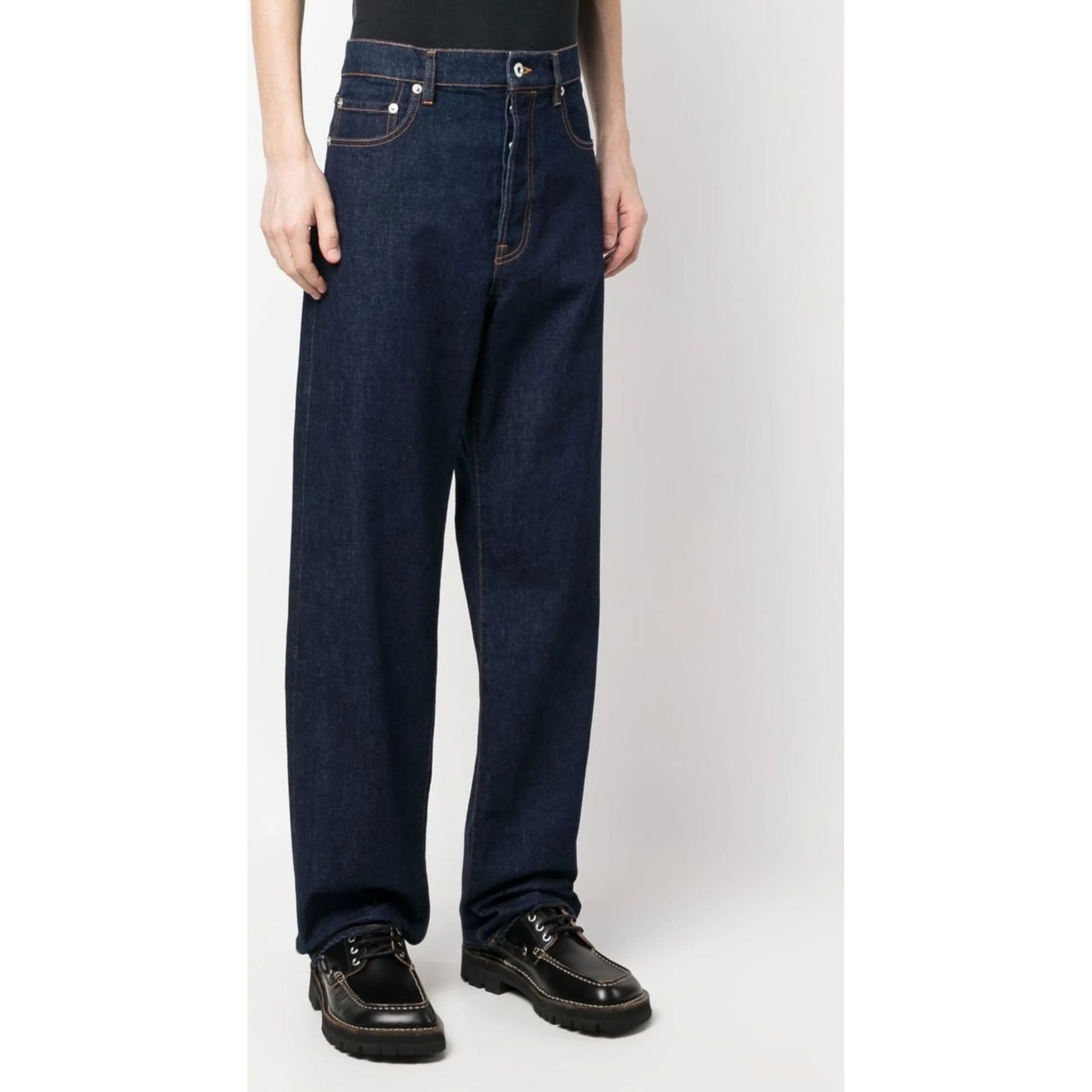 KENZO Tiesūs džinsai -vyrams, Mėlyna, Rinse asagao straight jeans 2