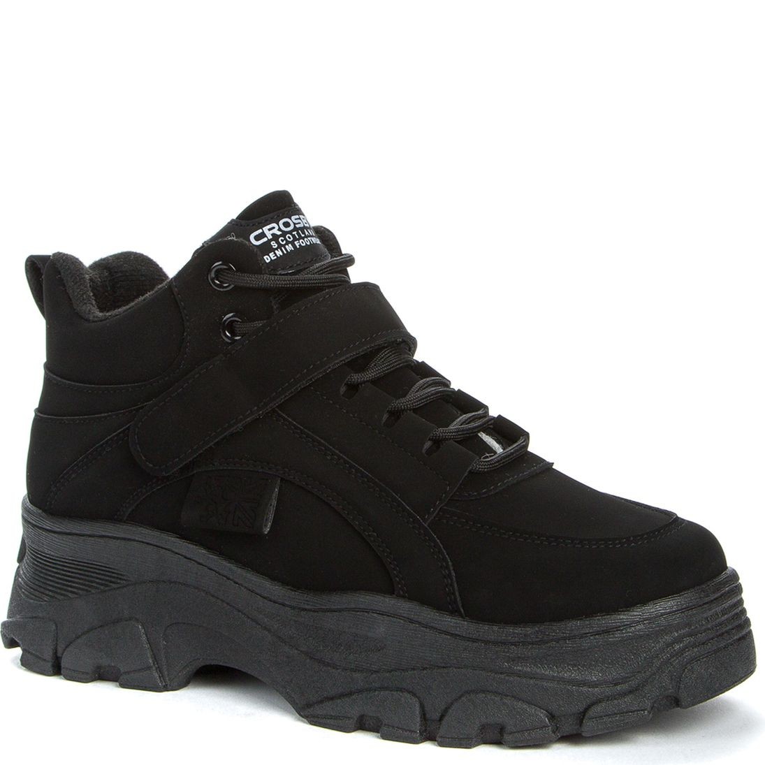 CROSBY Pašiltinti aulinukai moterims, Juoda, WARM BOOTS