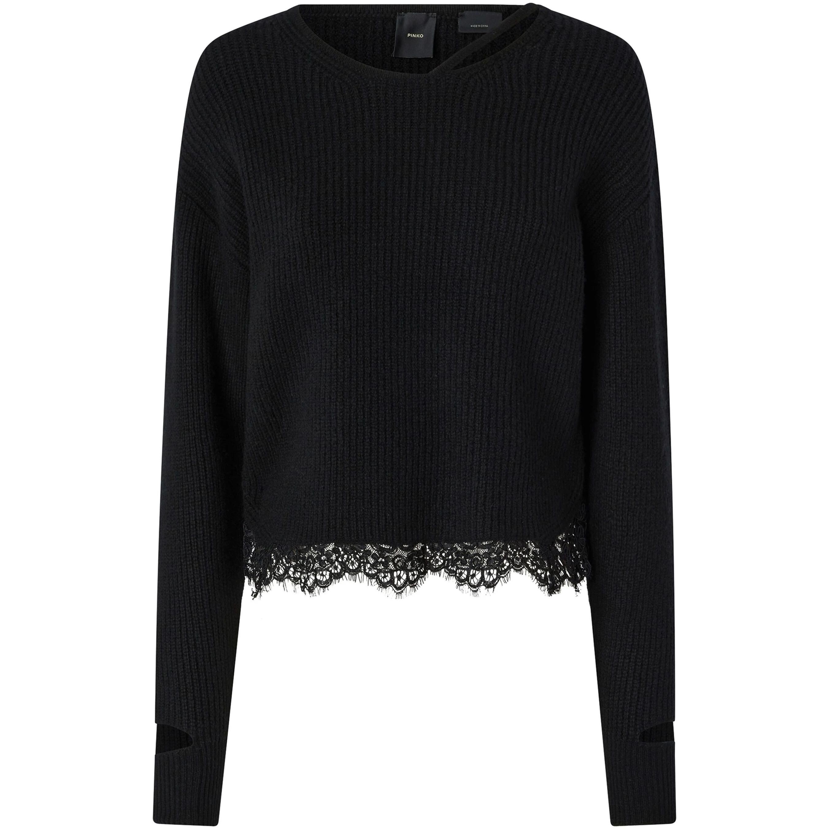 PINKO Sportinis nertinis moterims, Juoda, Sweatshirt 1