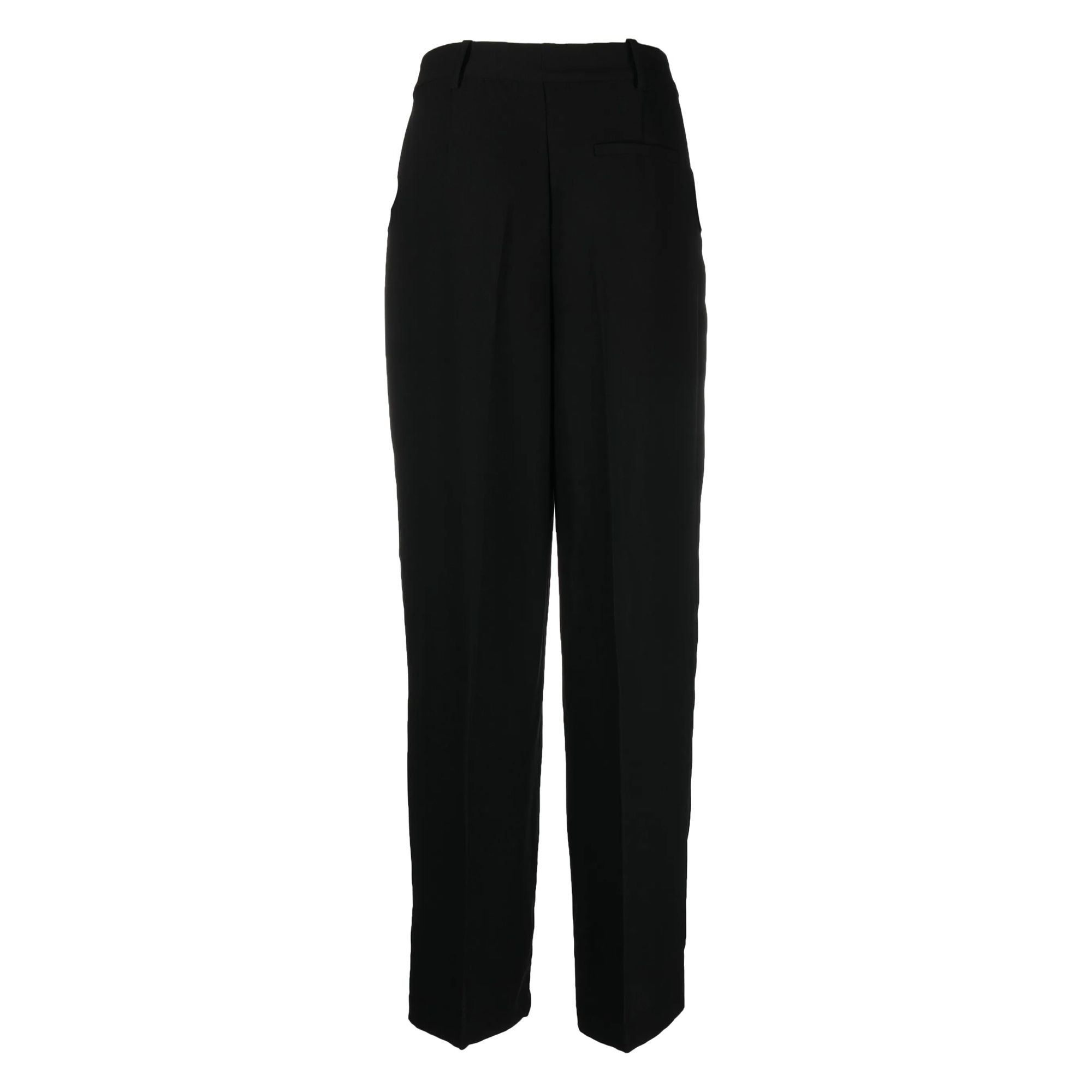 DKNY Laisvalaikio kelnės moterims, Juoda, Wide leg crepe trousers 2