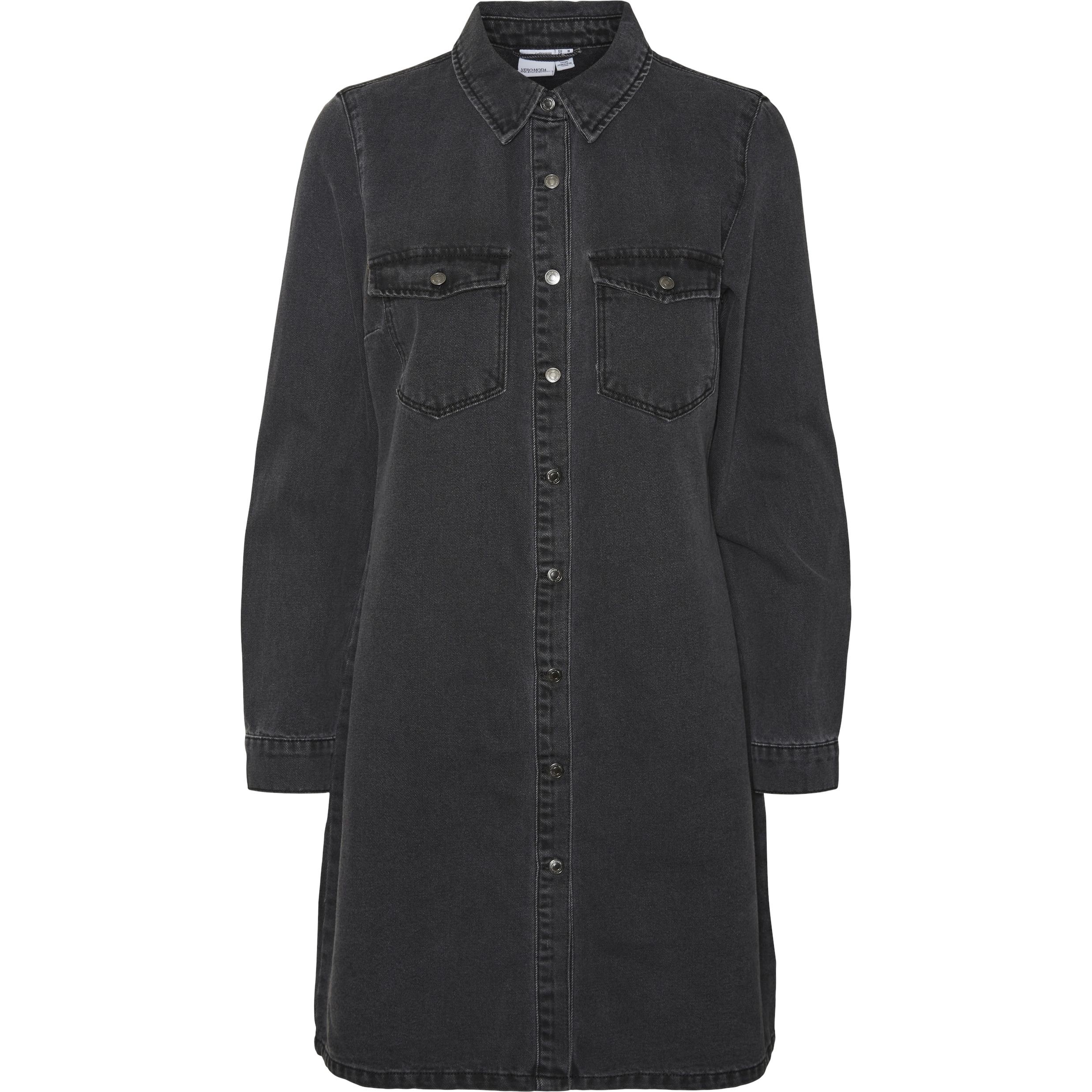 VERO MODA Mini suknelė moterims, Juoda, Jennie short denim dress mix 1
