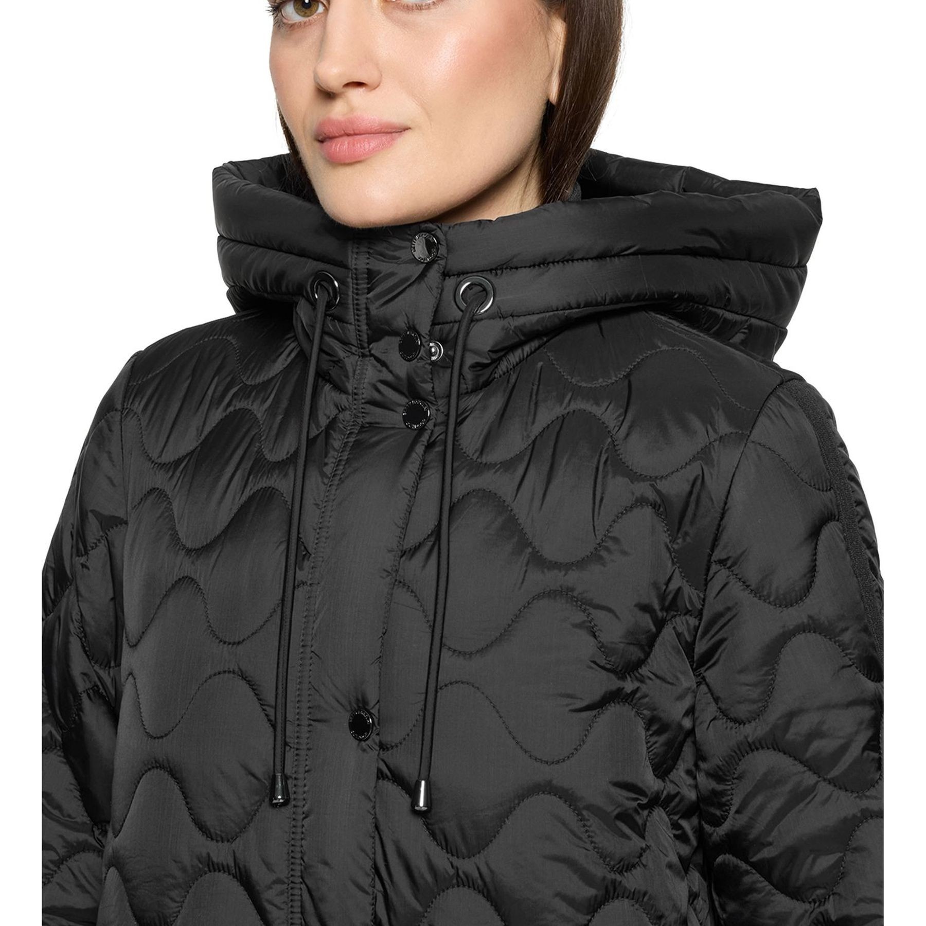 BETTY BARCLAY Striukė moterims, Juoda, Quilted Jacket 5