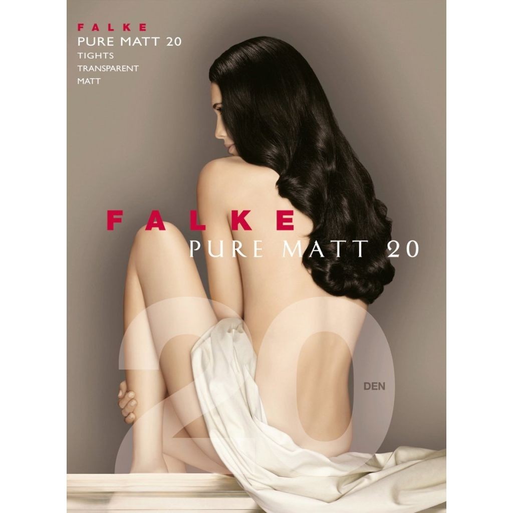 FALKE Pėdkelnės moterims, Juoda, PURE MATT 20 TIGHTS 2