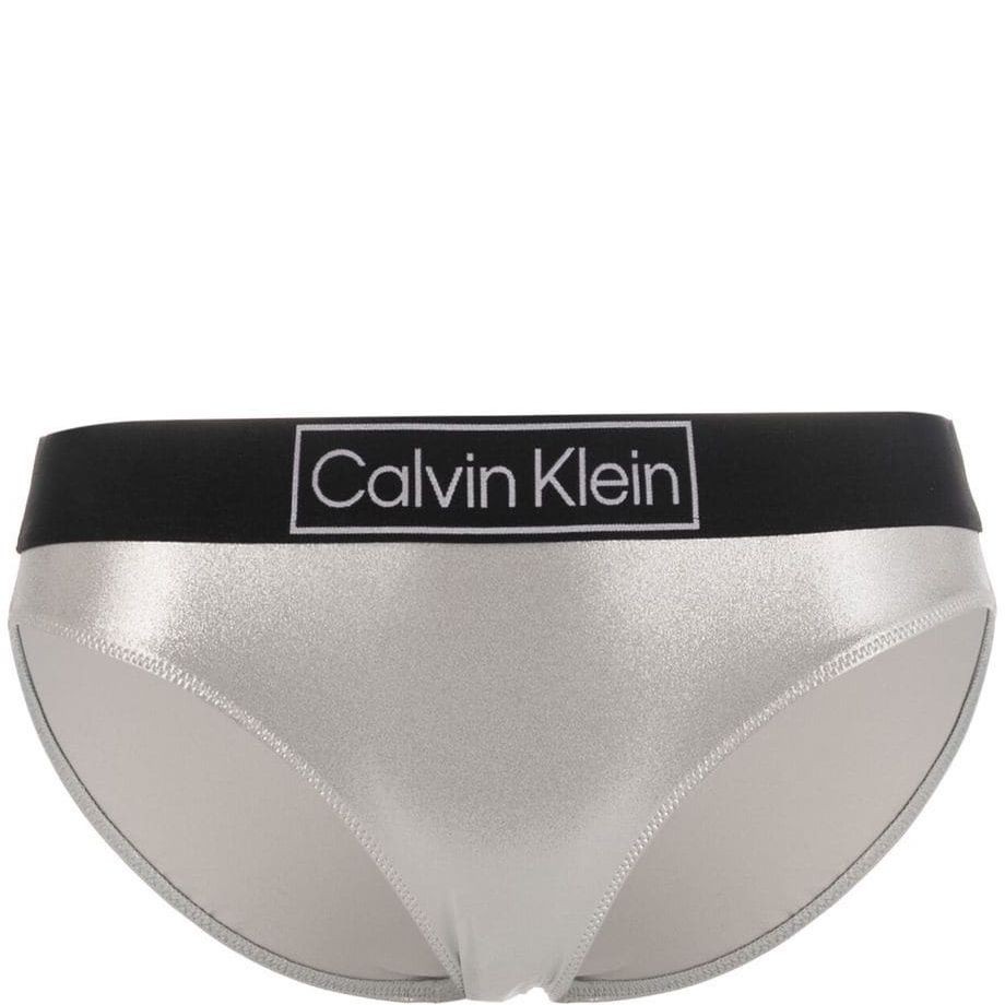 CALVIN KLEIN UW Apatinė kostiumėlio dalis moterims, Pilka, Bikini swim 1