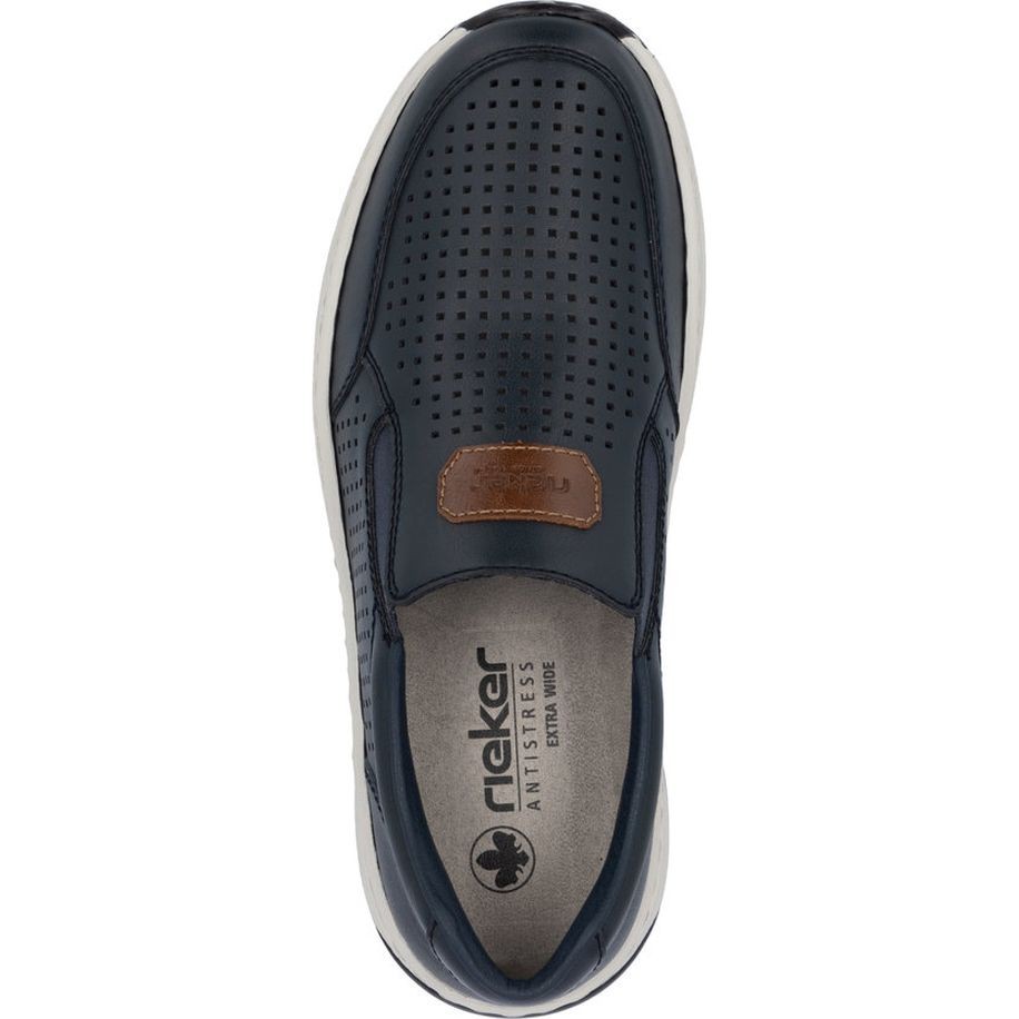 RIEKER Loaferiai vyrams, Mėlyna, Loafers 5