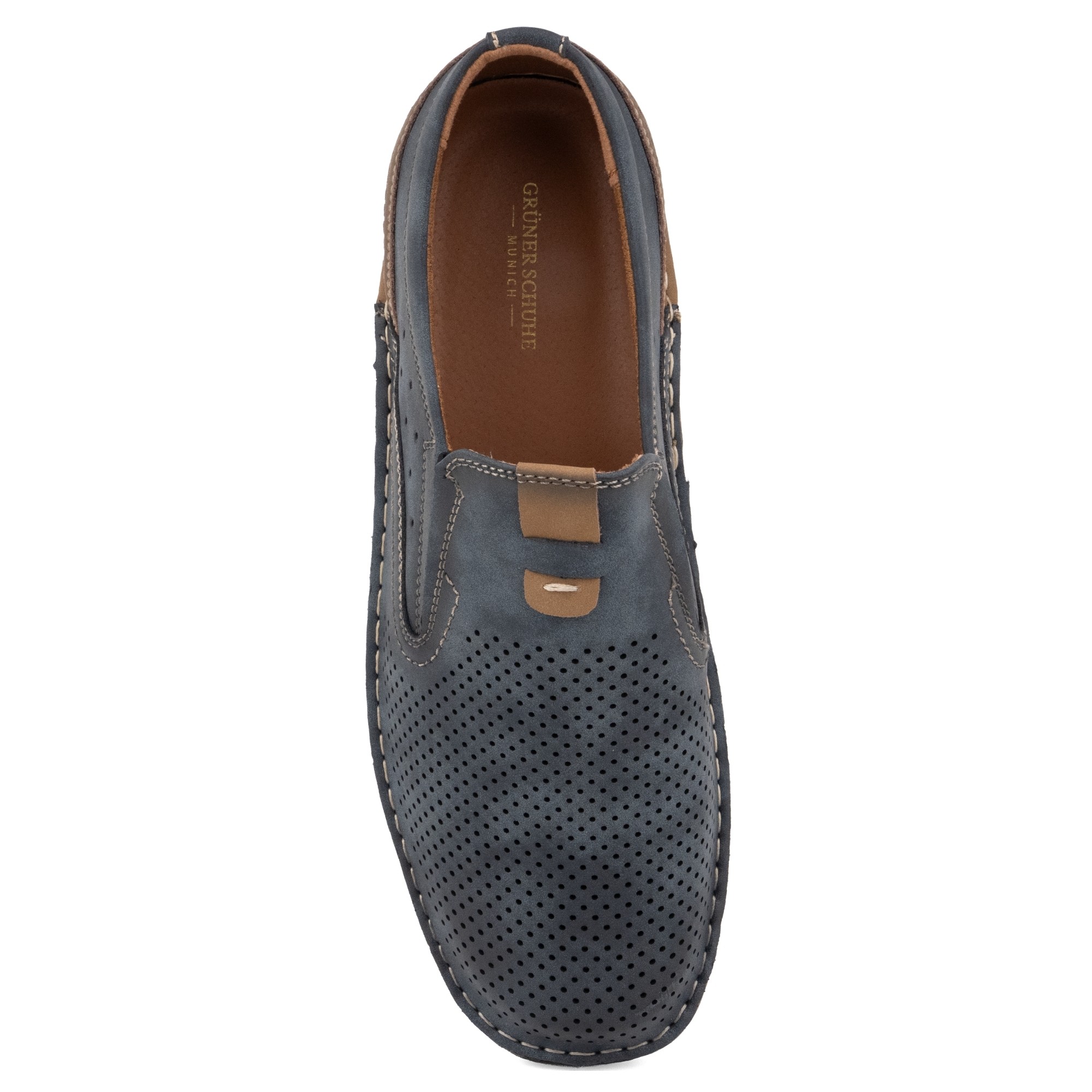 GRUNER SCHUHE Laisvalaikio bateliai vyrams, Mėlyna, Leisure 4