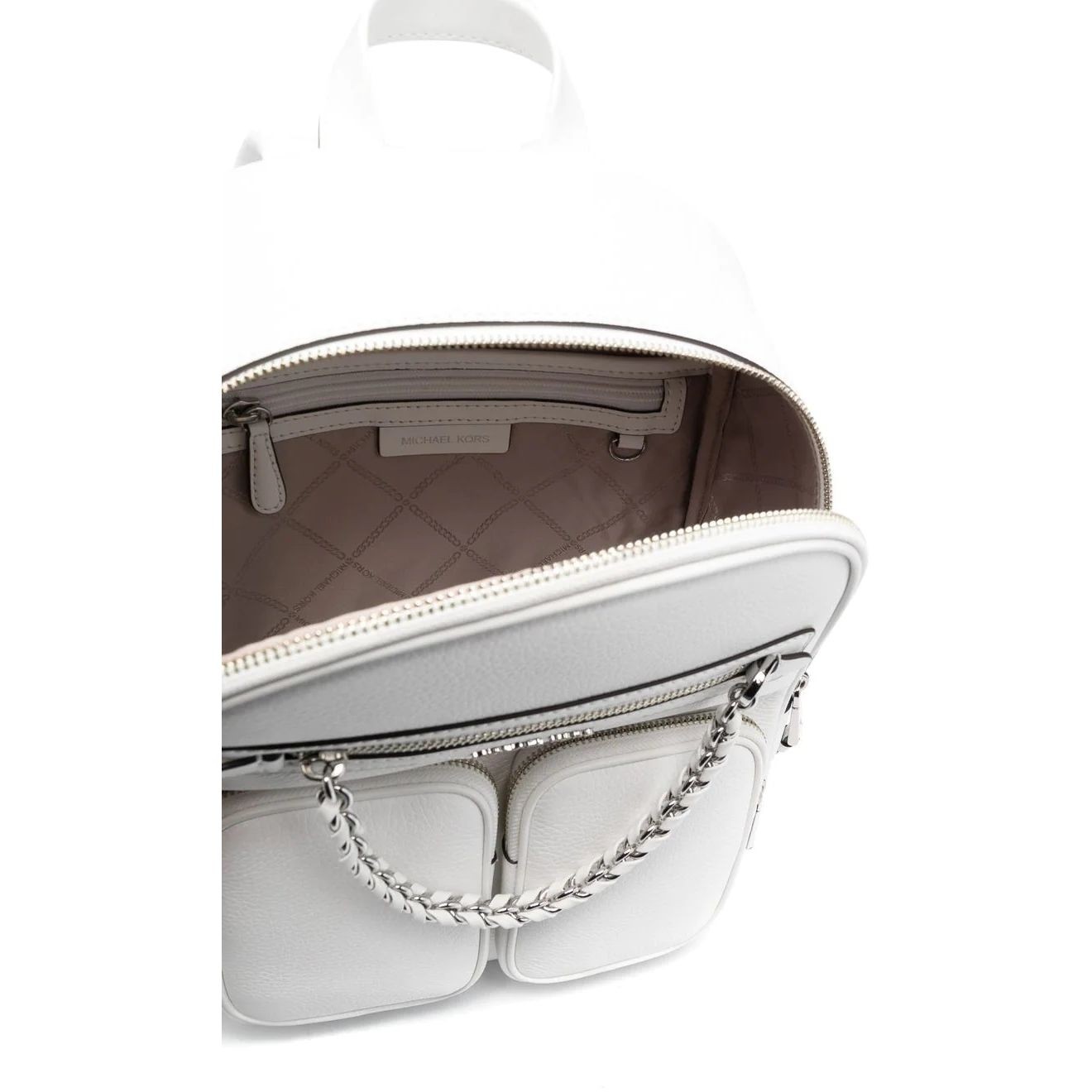 MICHAEL KORS Kuprinė moterims, Balta, MD backpack 4