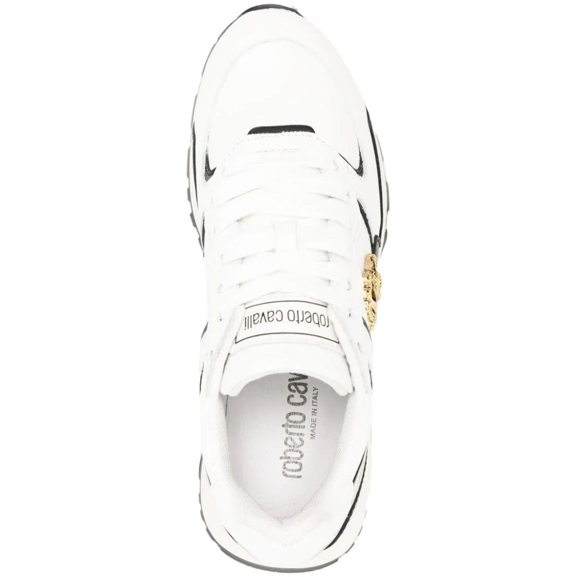 ROBERTO CAVALLI Laisvalaikio bateliai moterims, Balta, Sneakers 4