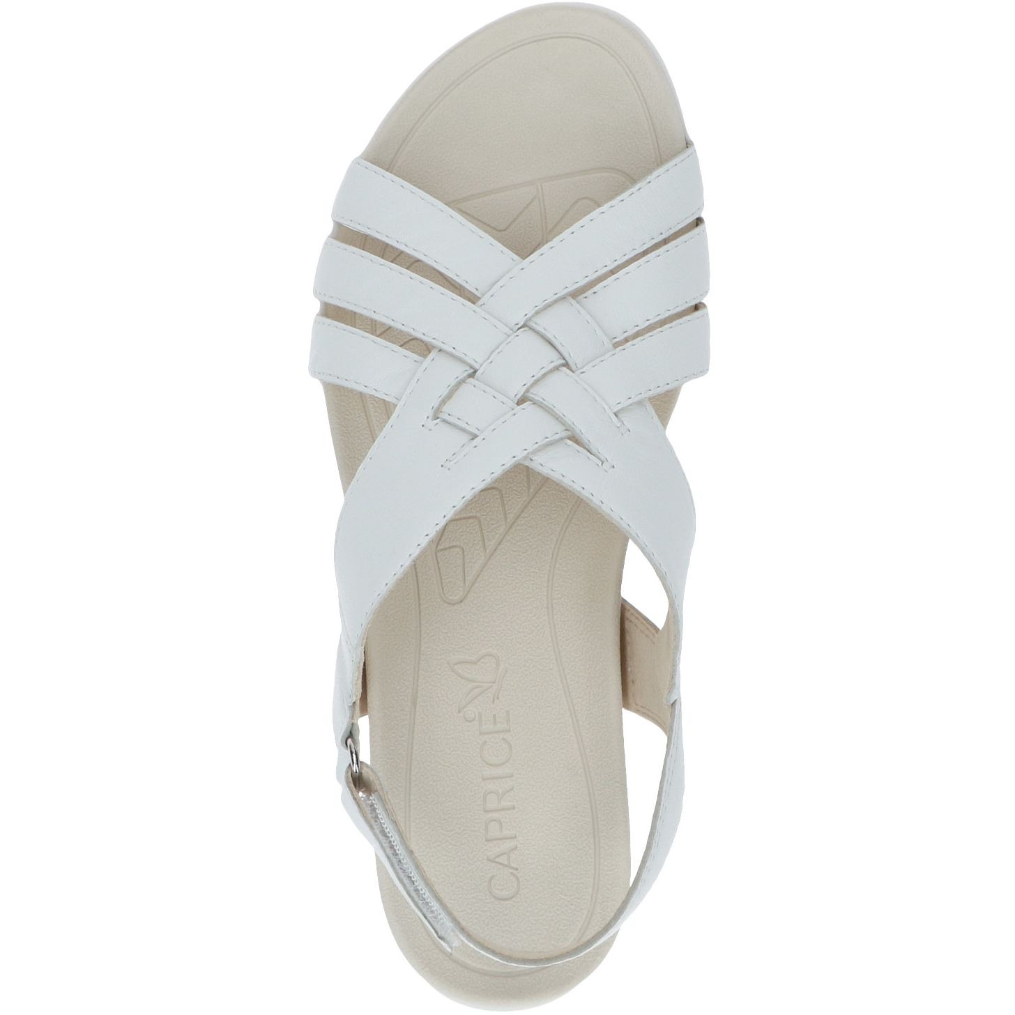 CAPRICE Basutės moterims, Balta, Sandals 4