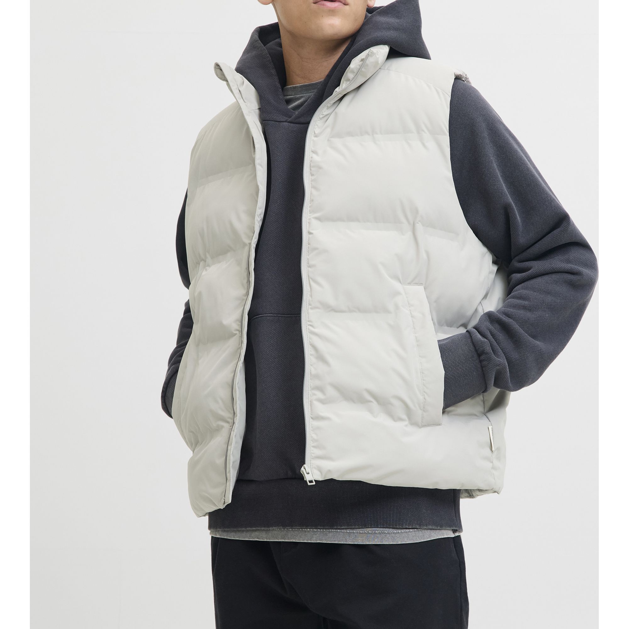 JACK & JONES Pūkinė liemenė vyrams, Balta, Soho bodywarmer 5