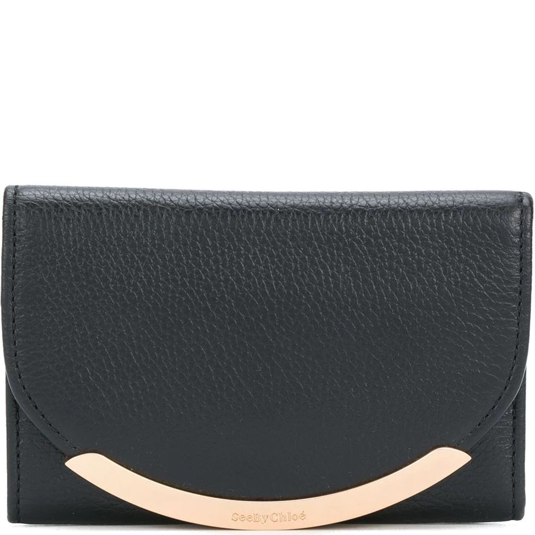 SEE BY CHLOE Piniginė moterims, Juoda, Lizzie sbc portefeuilles 1