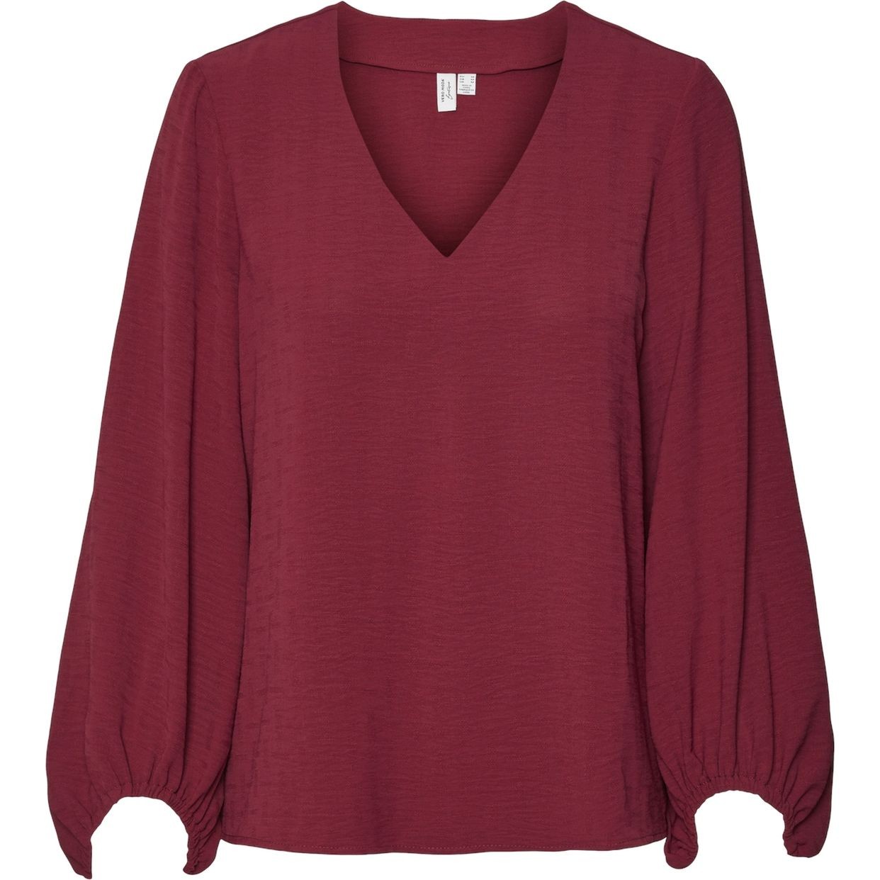 VERO MODA Palaidinės moterims, Raudona, Olivia v-neck top 1