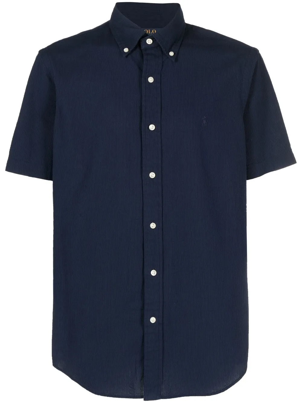 POLO RALPH LAUREN Marškiniai trump. rankovėmis vyrams, Mėlyna, Corduroy short-sleeve shirt