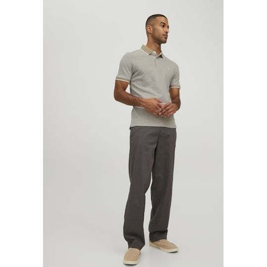 JACK & JONES Polo marškiniai ilgos rank. vyrams, Ruda, Jjepaulos polo long 2