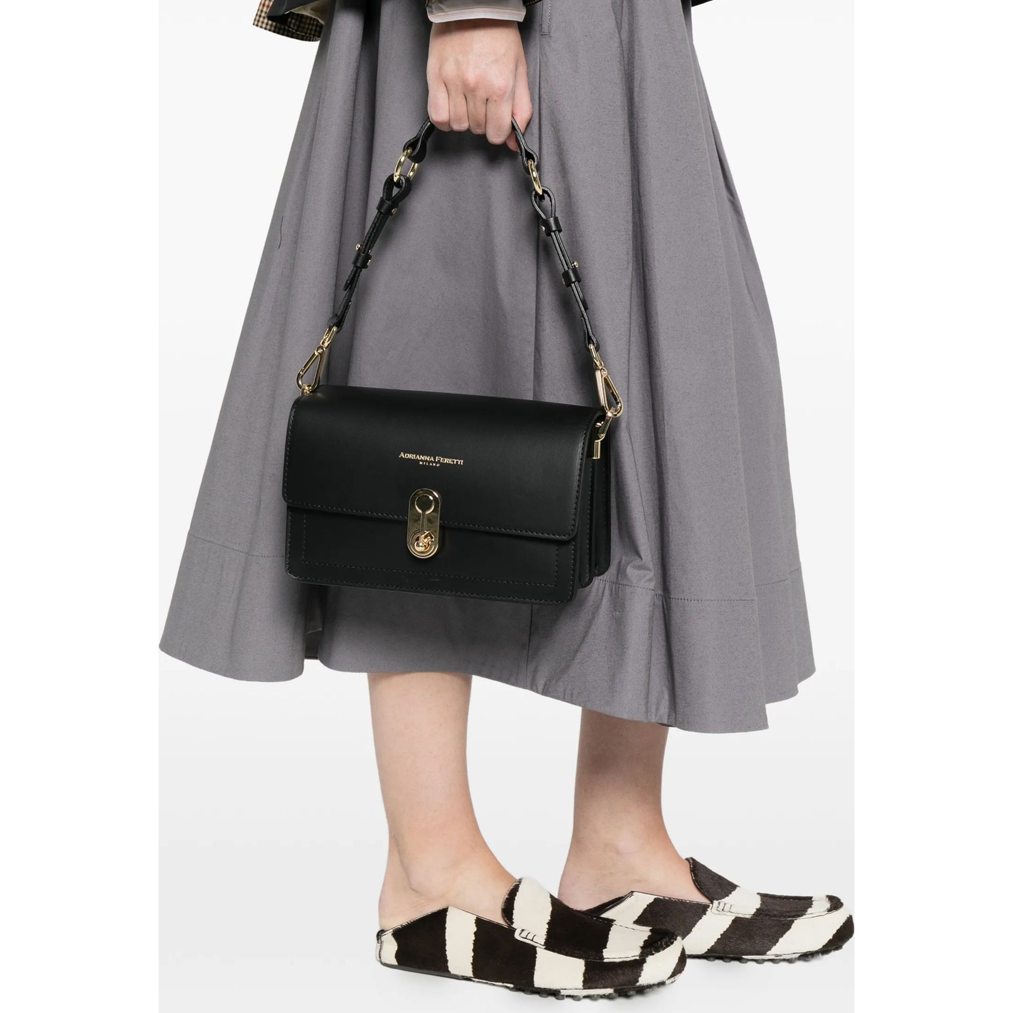 ADRIANNA FERETTI Rankinė per petį moterims, Juoda, Shoul bag, af6596-25204bla 2