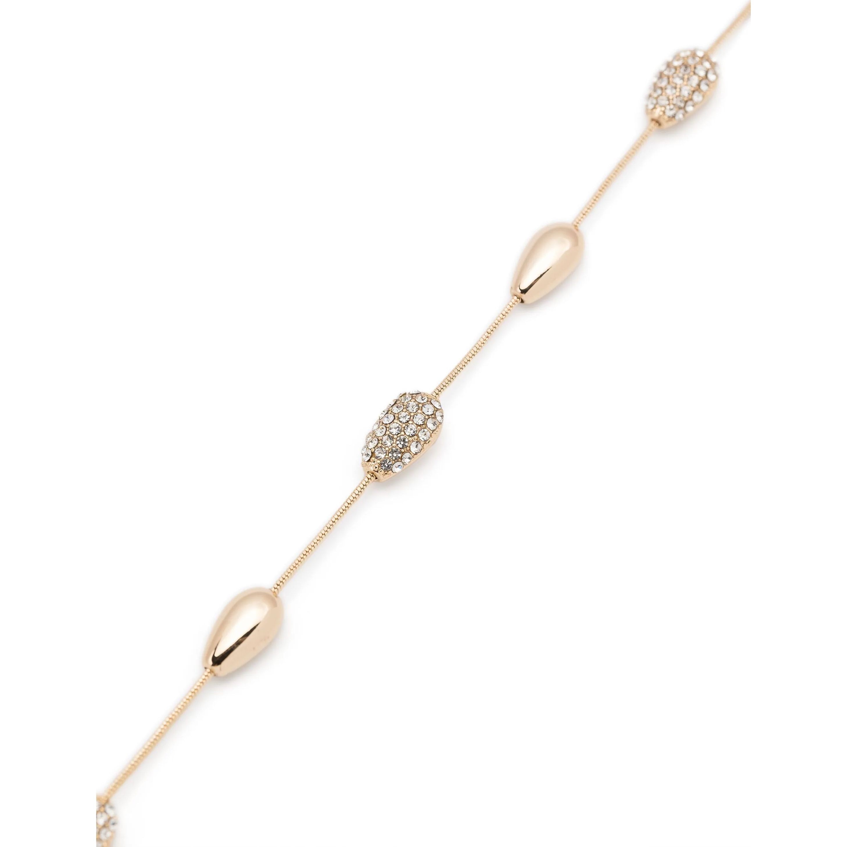 RALPH LAUREN Apyrankė moterims, Auksinė, Br 7.25in pave pear flex 2
