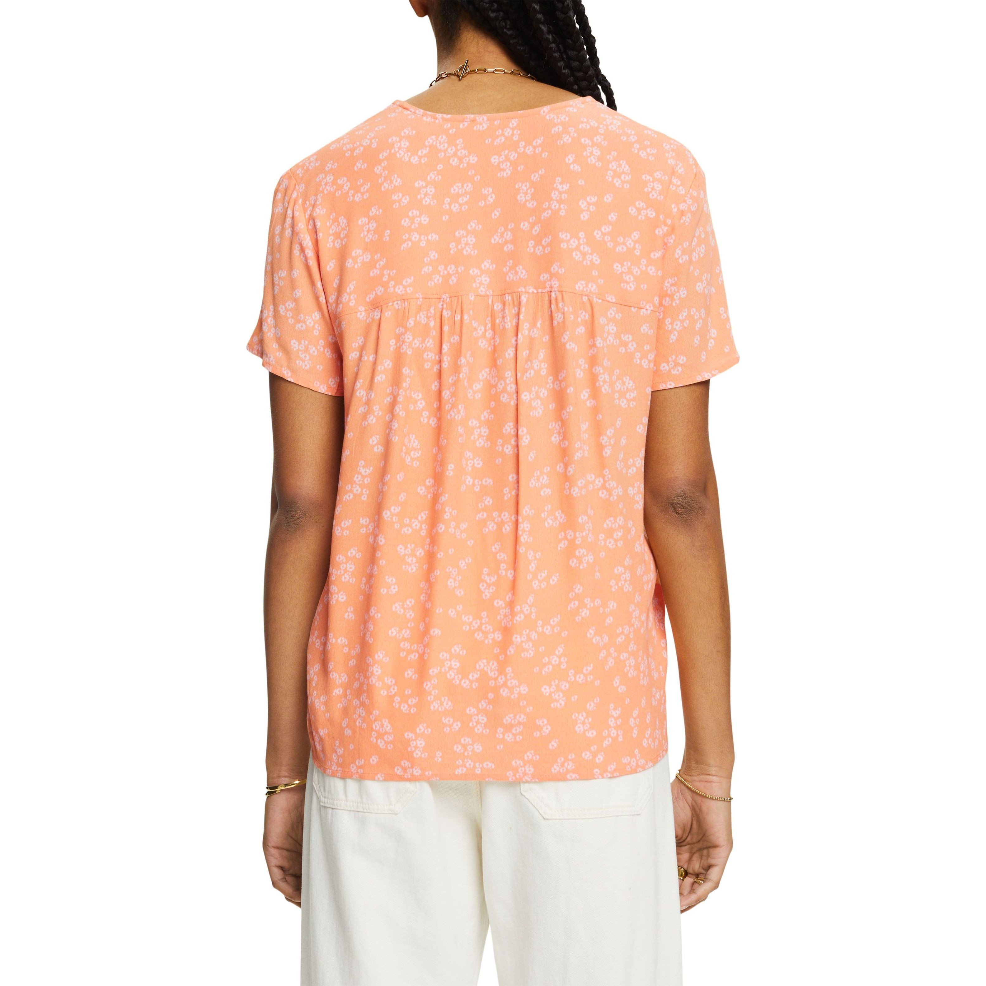 ESPRIT Palaidinės moterims, Oranžinė, ski/v neck Tops 3