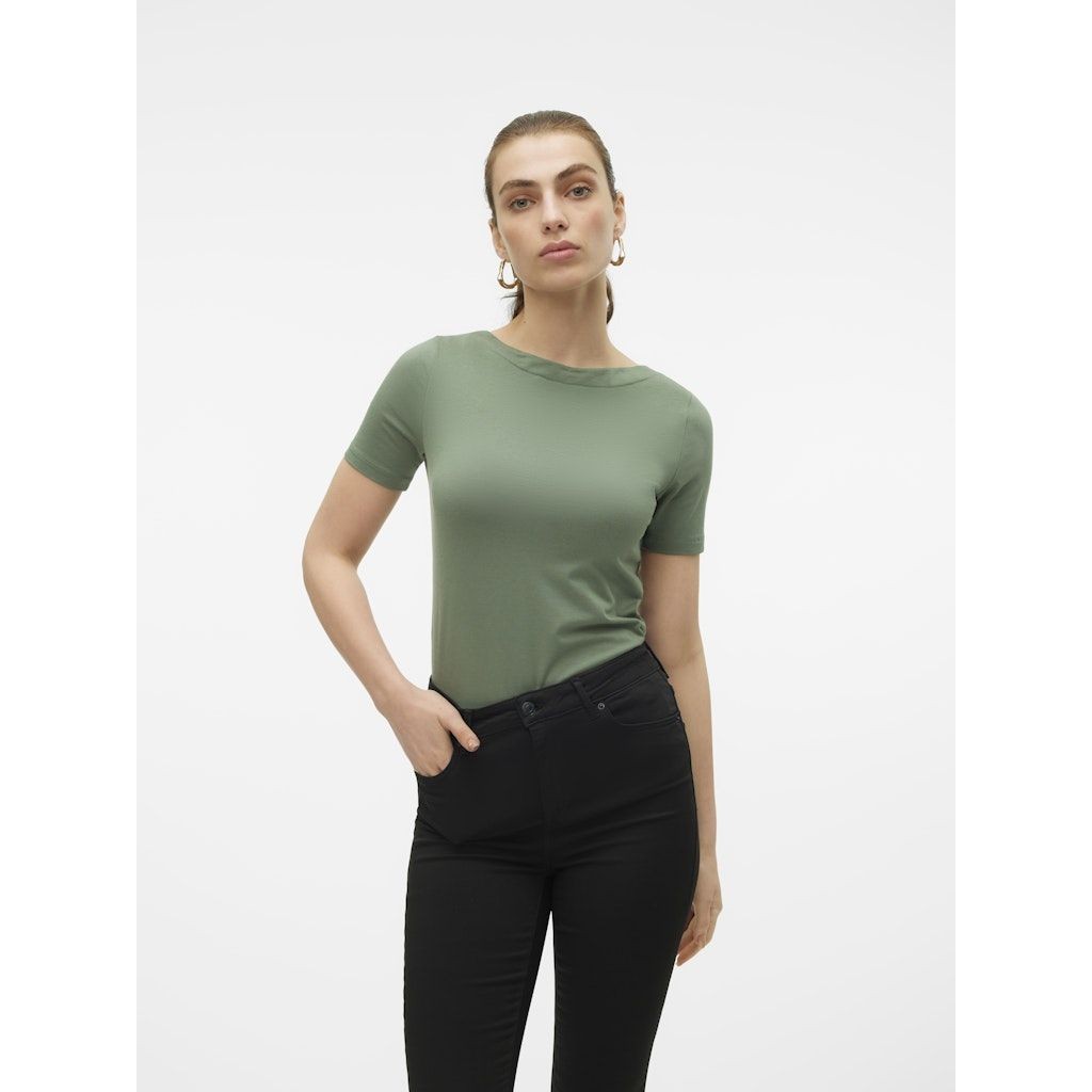 VERO MODA Palaidinės moterims, Pilka, VMPANDA MODAL S/S TO 2