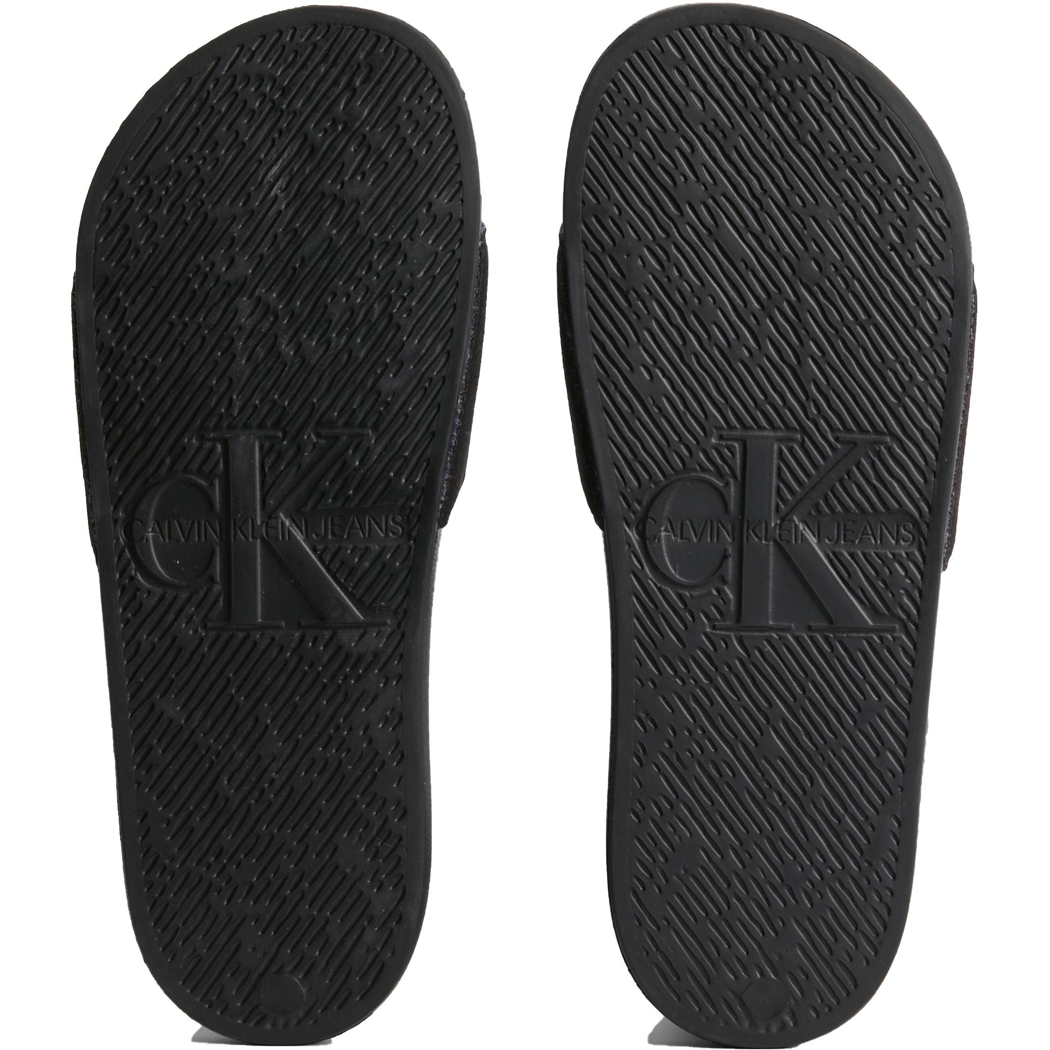 CALVIN KLEIN JEANS Šlepetės moterims, Juoda, SLIDE  CO 5