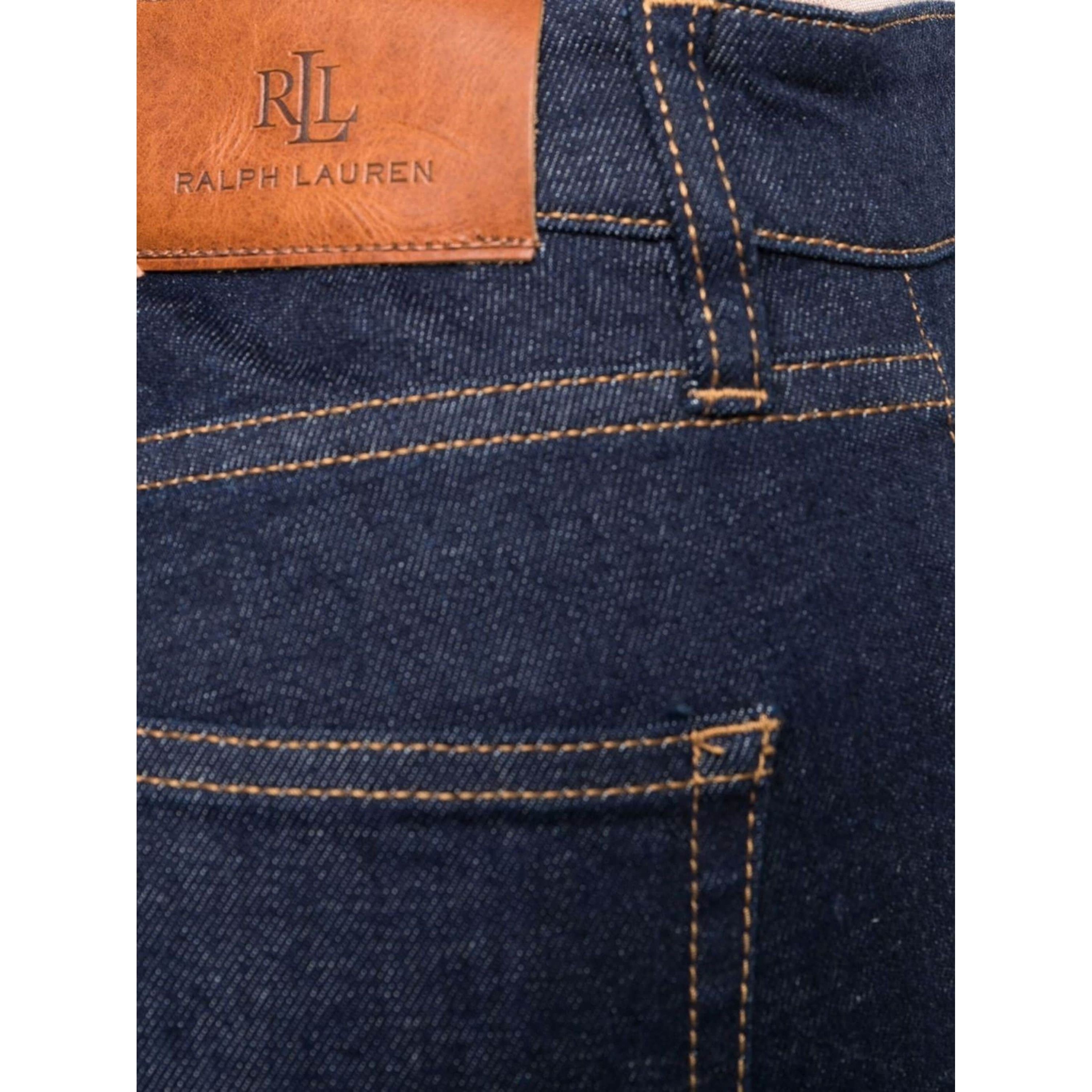 LAUREN RALPH LAUREN Aptempti džinsai moterims, Mėlyna, Hi rs sk ank 5 pocket denim 2