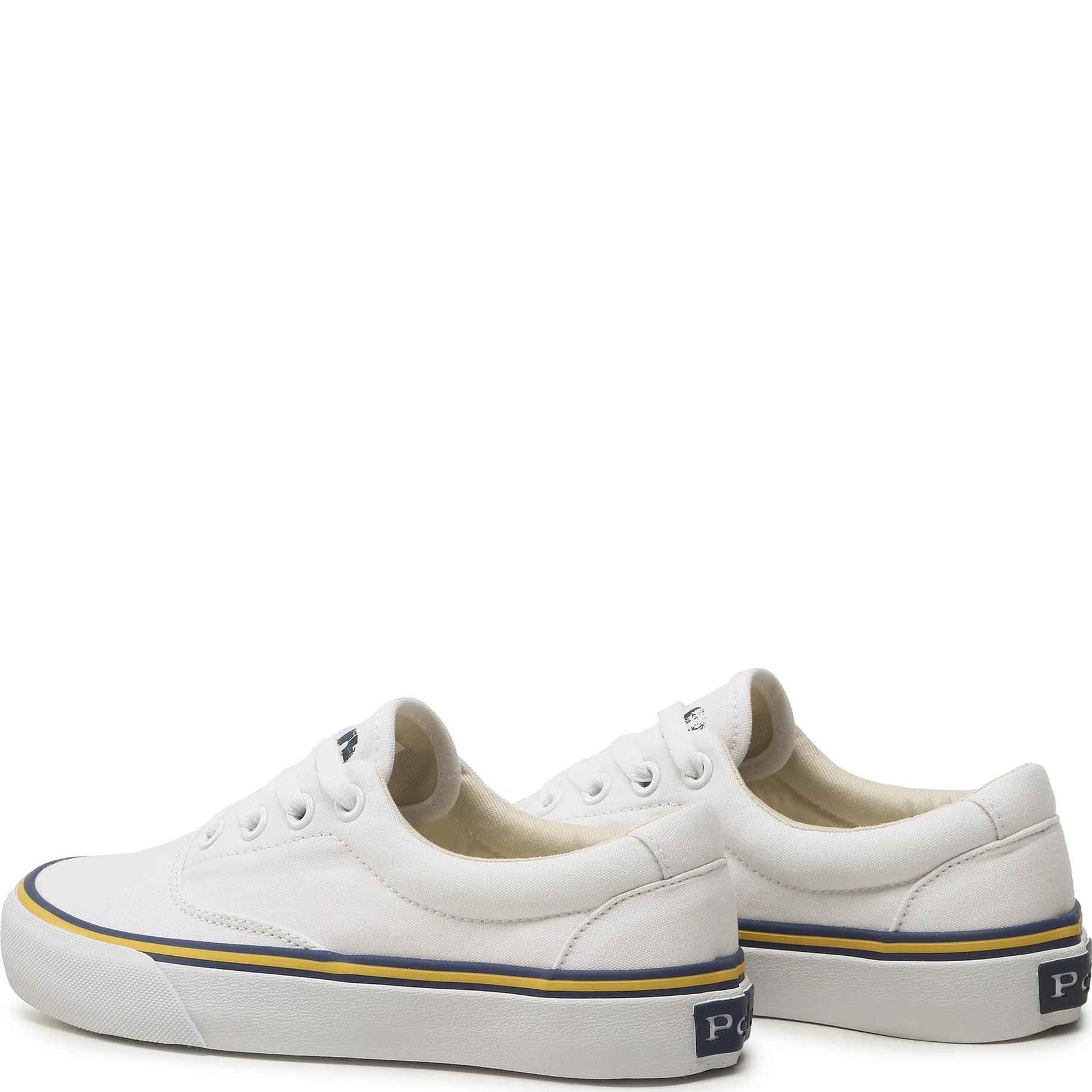 POLO RALPH LAUREN Laisvalaikio bateliai moterims, Balta, Canvas sneakers 3