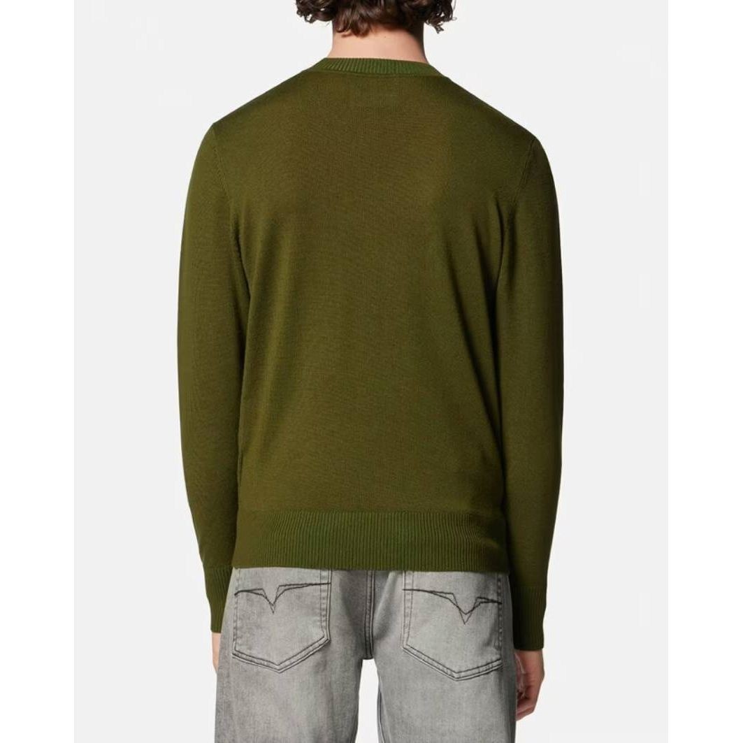 VERSACE JEANS CUTURE Sportinis nertinis vyrams, Žalia, Sweatshirt 4