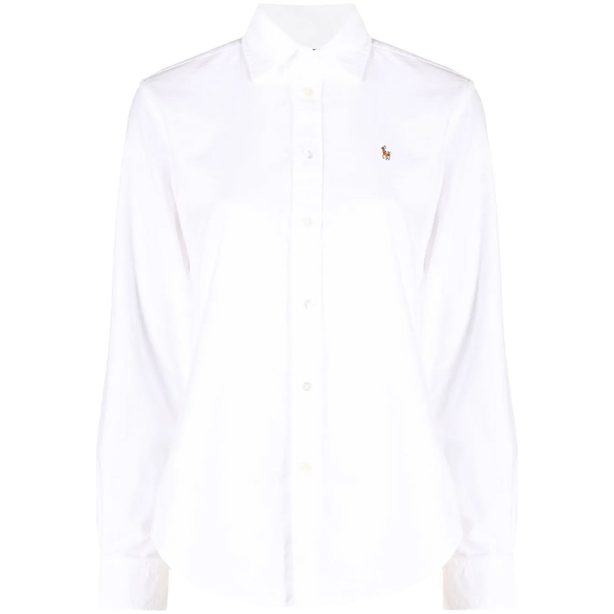 POLO RALPH LAUREN Marškiniai ilgomis rankovėmis moterims, Balta, Long sleeve button front shirt 1