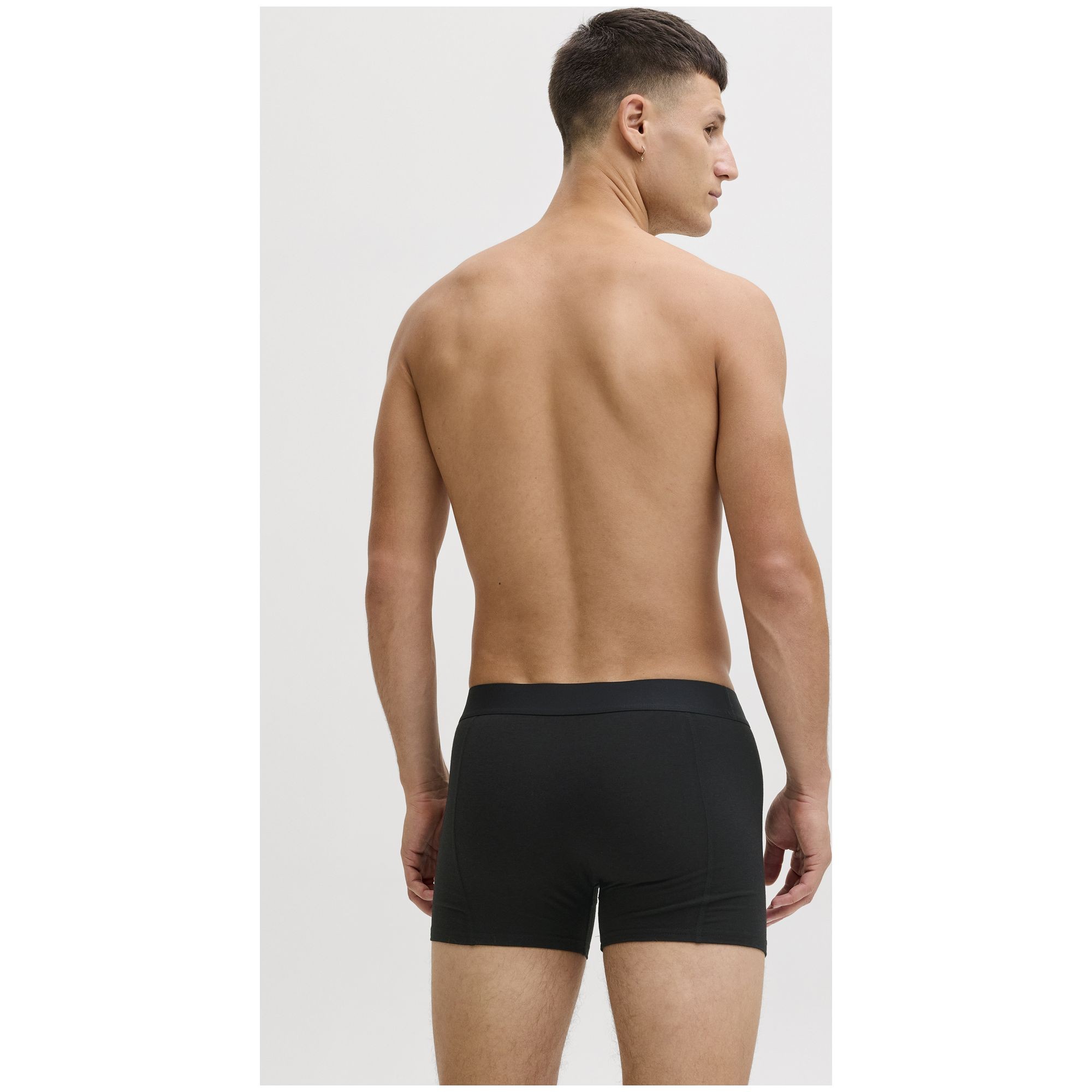 JACK & JONES Ilginti apatiniai vyrams, Juoda, JACBASIC BAMBOO TRUN 3