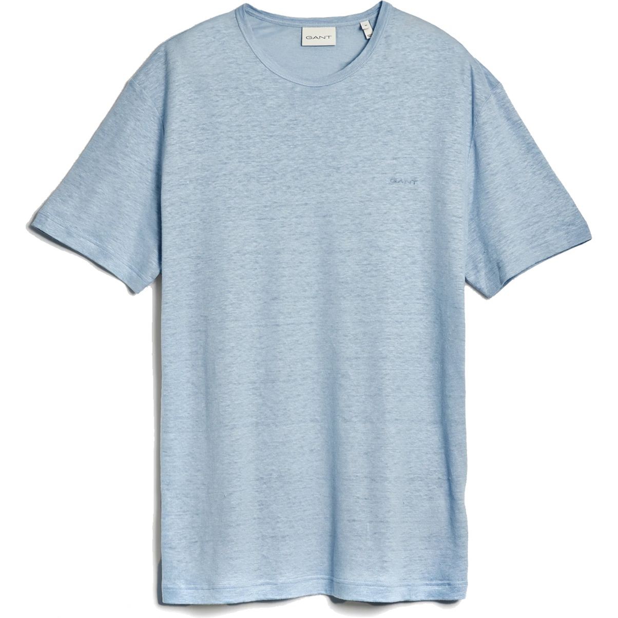 GANT Marškinėliai vyrams, Mėlyna, LINEN SS T-SHIRT