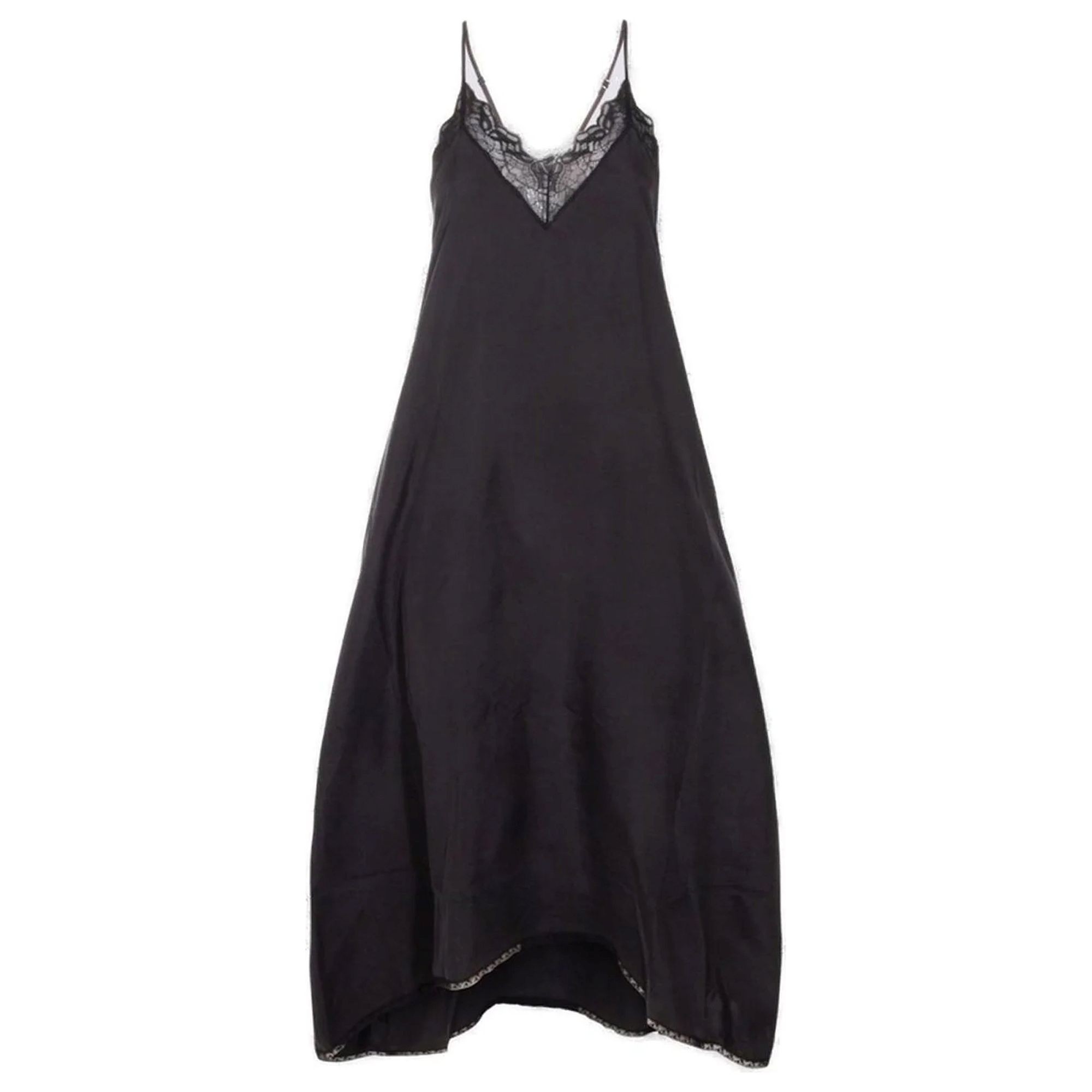 ZADIG&VOLTAIRE Maxi suknelė moterims, Juoda, Risty silk 1