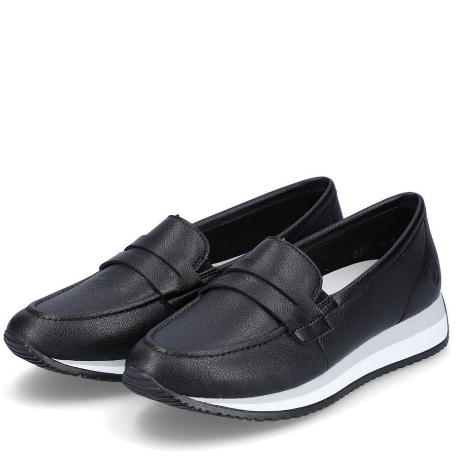 REMONTE Loaferiai moterims, Juoda, LOAFERS 10