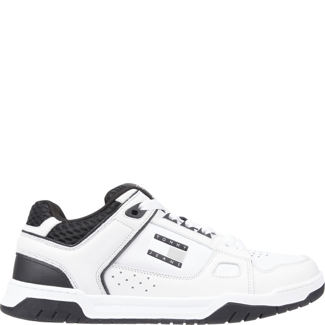 TOMMY JEANS Sportiniai bateliai vyrams, Balta, Skater tongue sport shoe 1