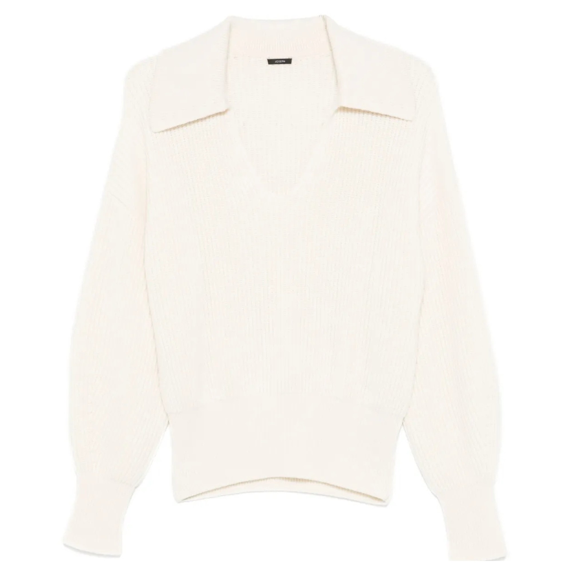 JOSEPH Megztinis moterims, Balta, Open neck sweater 1
